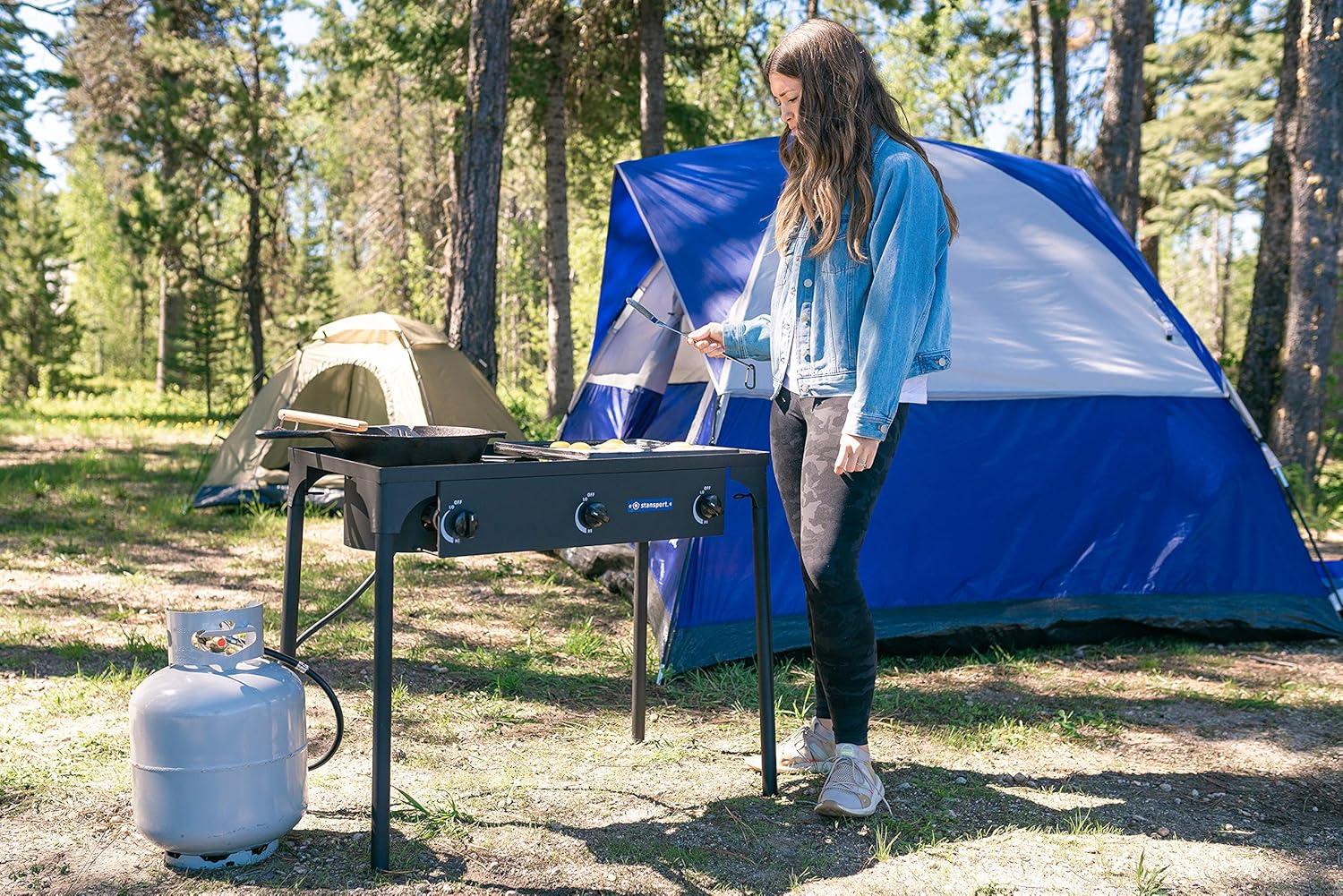 Stansport 3-Burner Propane Outdoor Stove