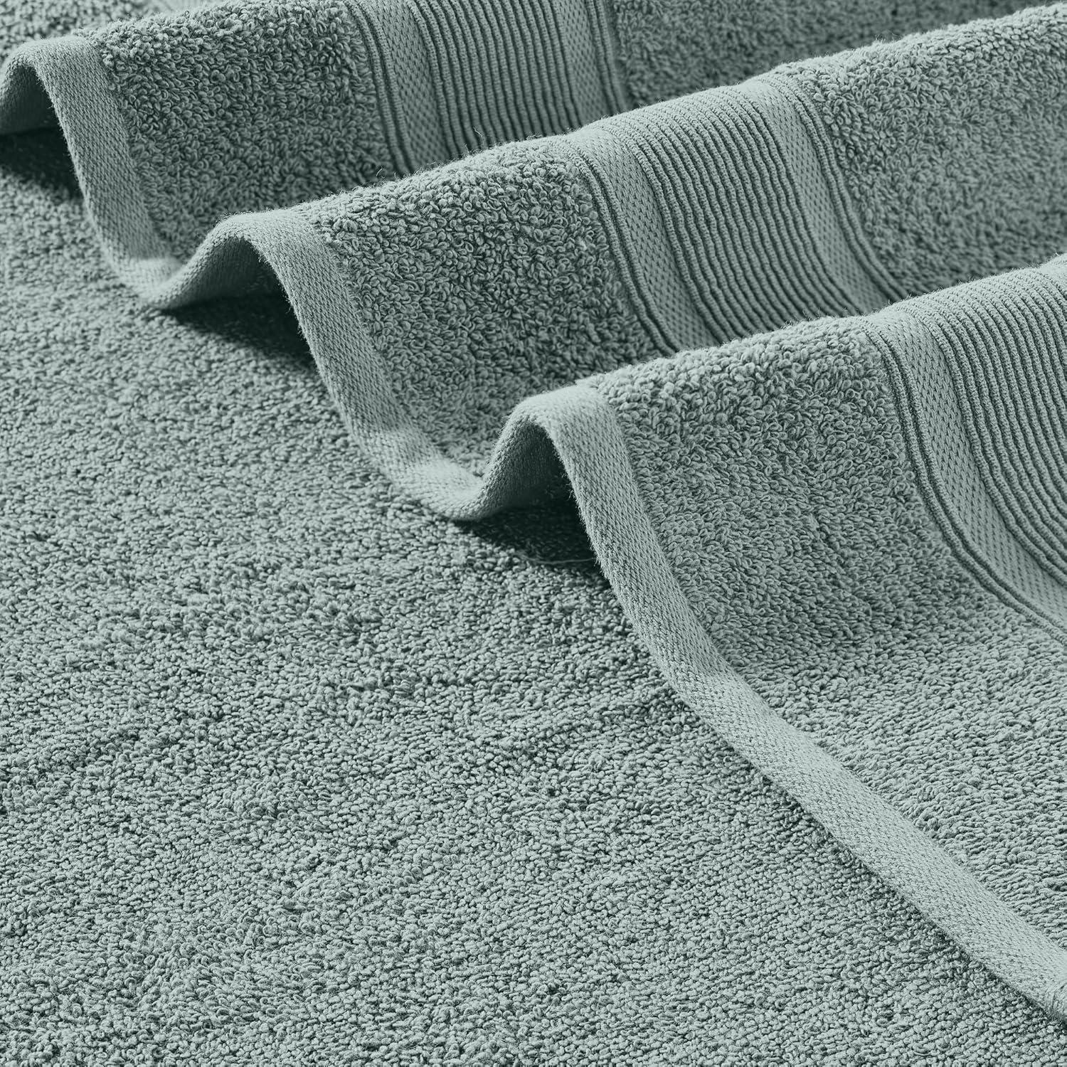 Modern Threads Modern Threads Capri 6-Piece Reversible Yarn Dyed Jacquard Towel Set - Bath Towels, Hand Towels, & Washcloths - Super Absorbent & Quick Dry