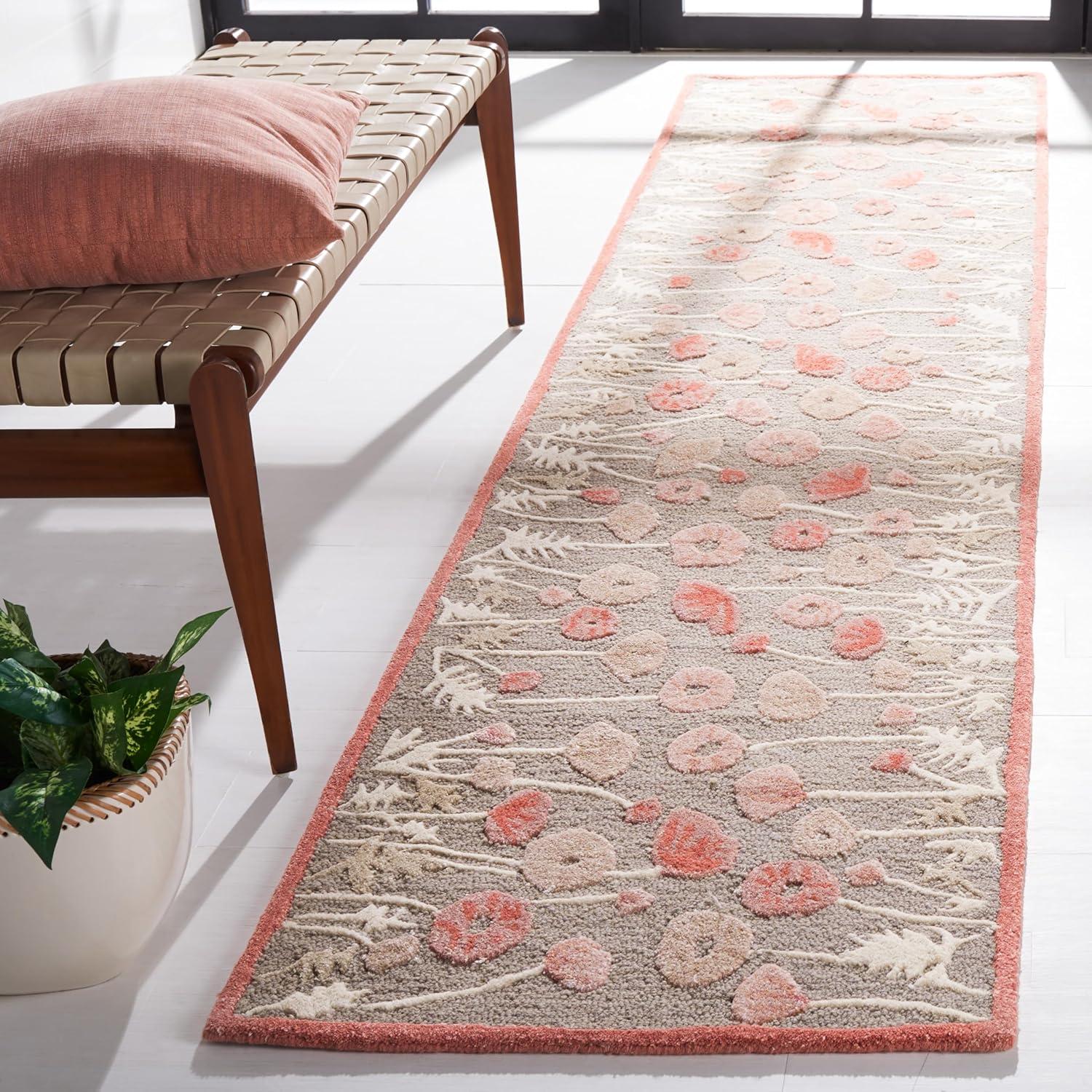 Martha Stewart Poppy Glossary - MSR3627 - Indoor Hand Tufted Runners - Nutshell/Brown - 2'3"x10'