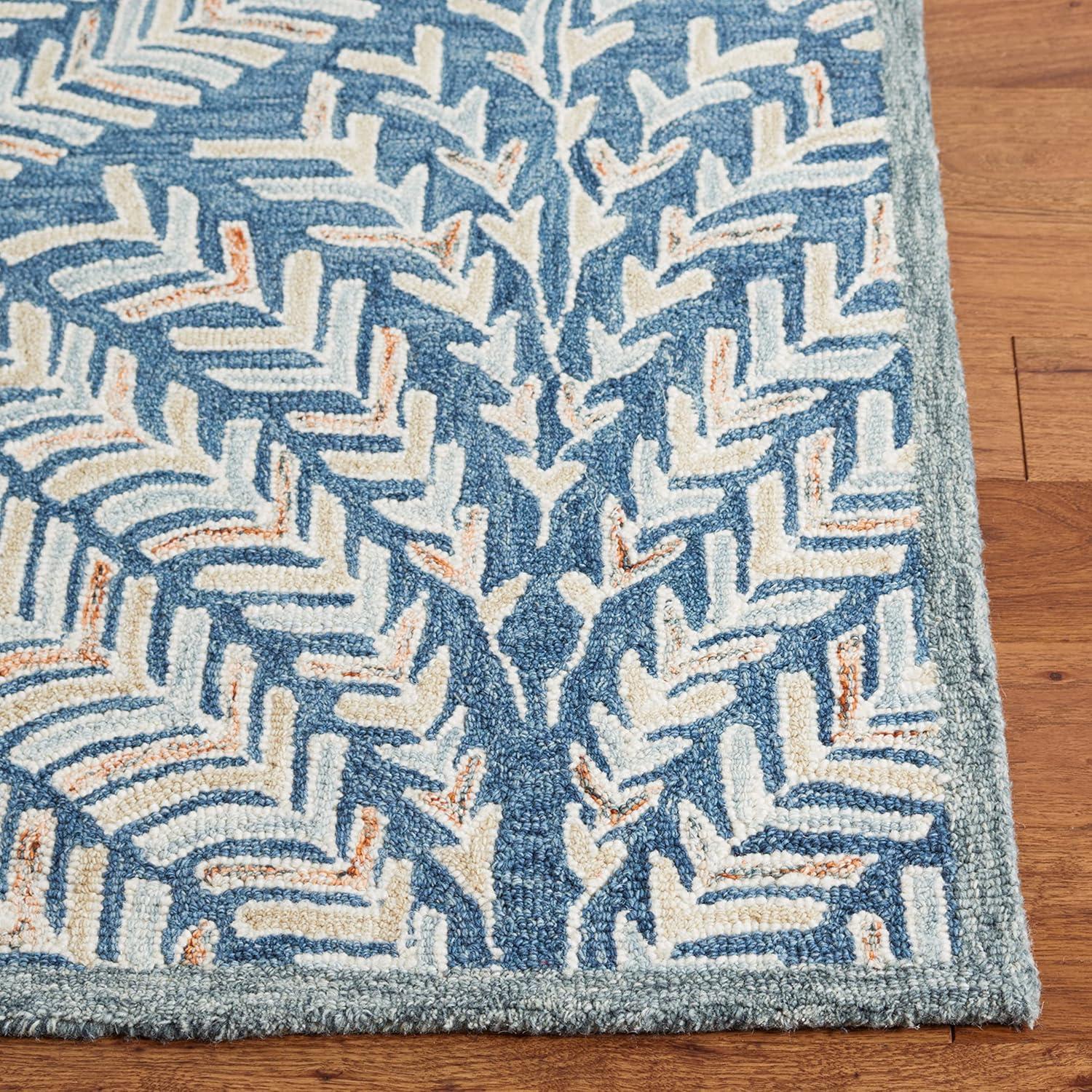 Chaithra Wool Floral Rug