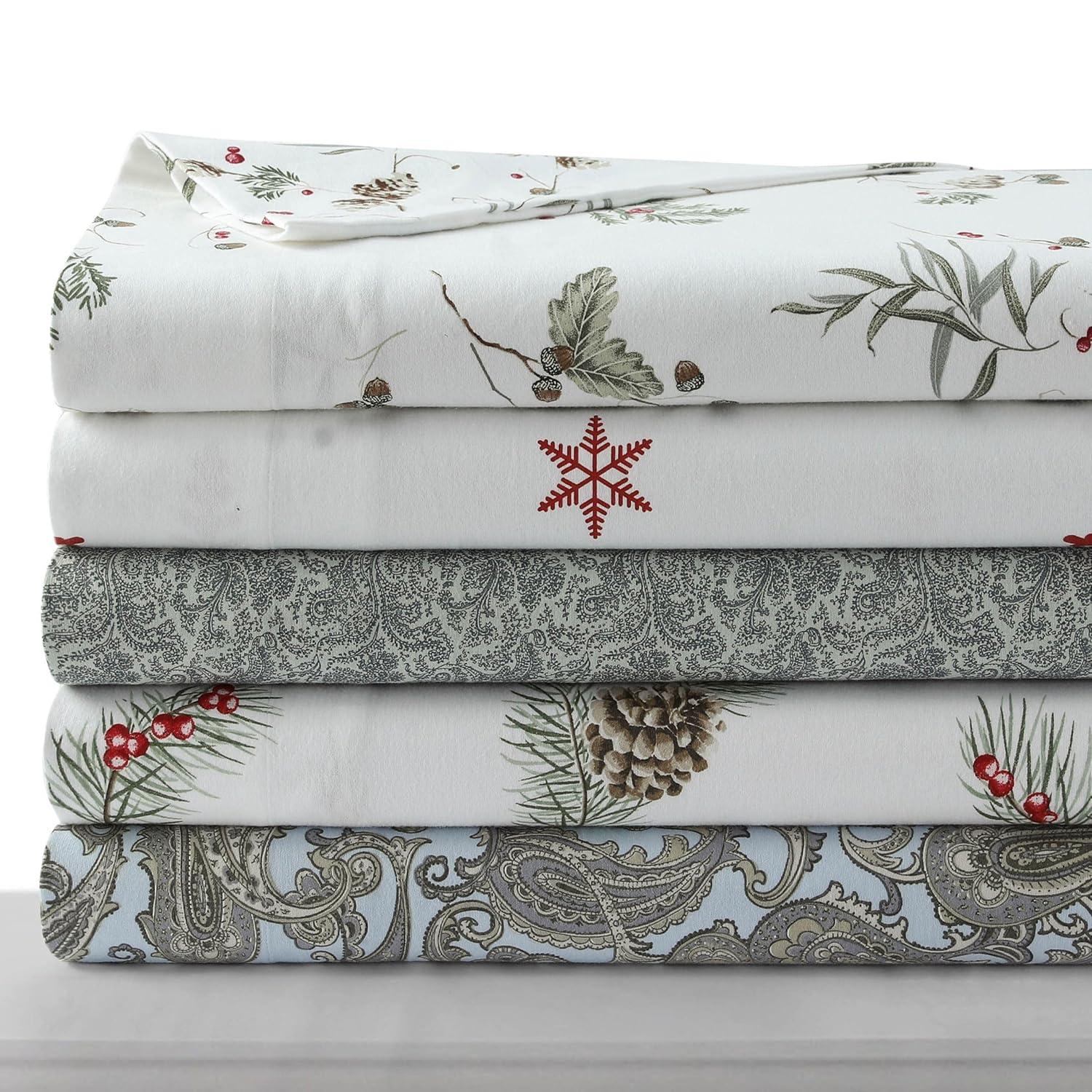 Tribeca Living Flannel Paisley - Set of 2