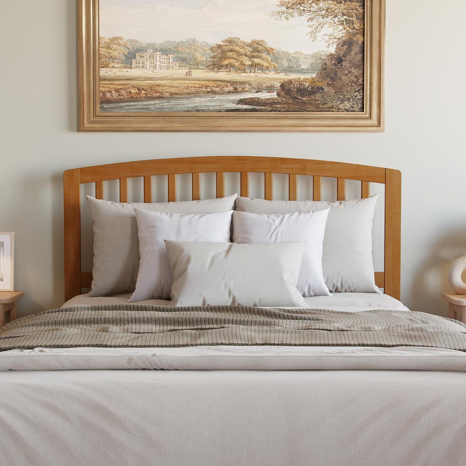 Solid Wood Platform Storage Bed