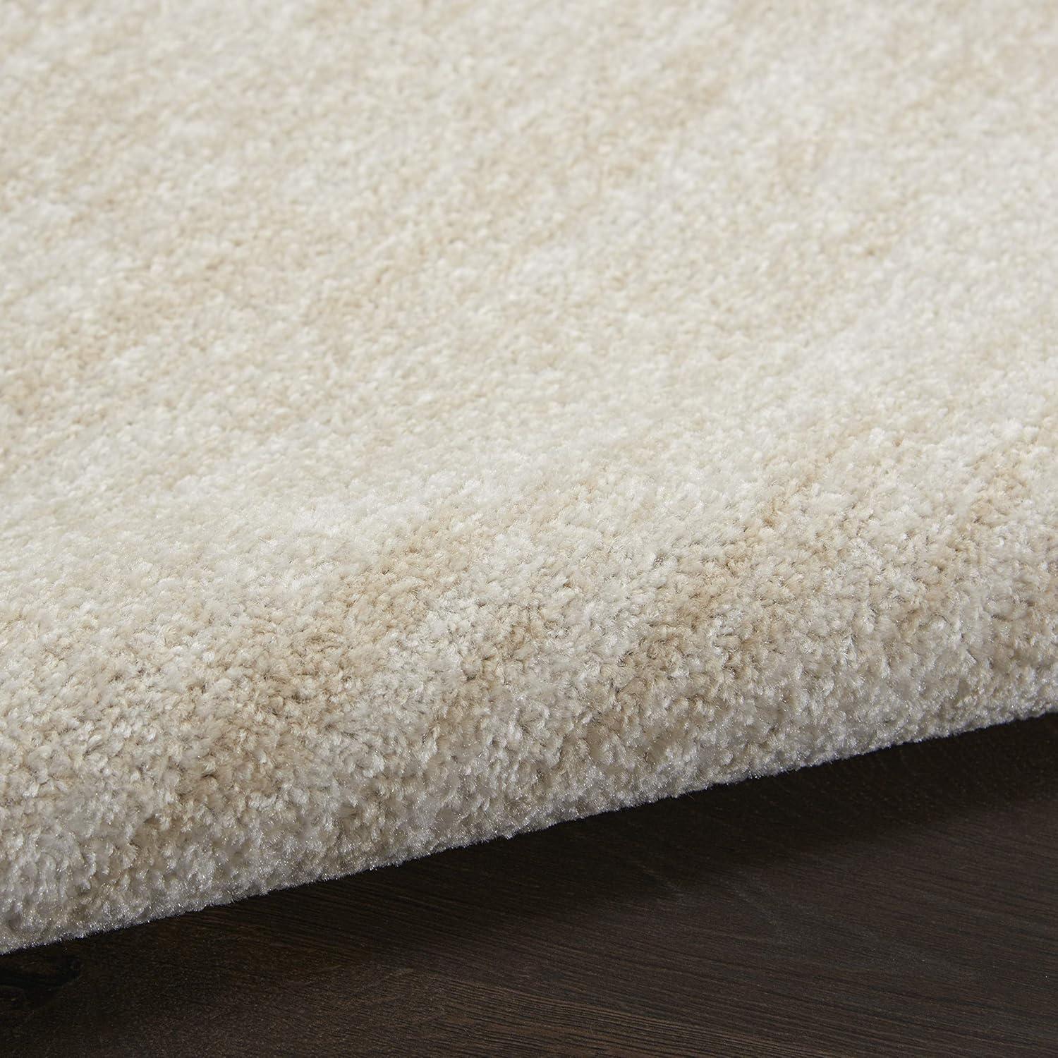 Nourison Essentials Easy Care Indoor Outdoor Area Rug - Ivory Beige 9' x 12'