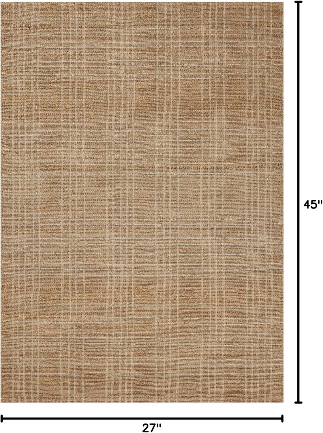 Judy I Jute-Blend Rug by Chris Loves Julia x Loloi - Natural and Cream / 2'3" x 3'9"