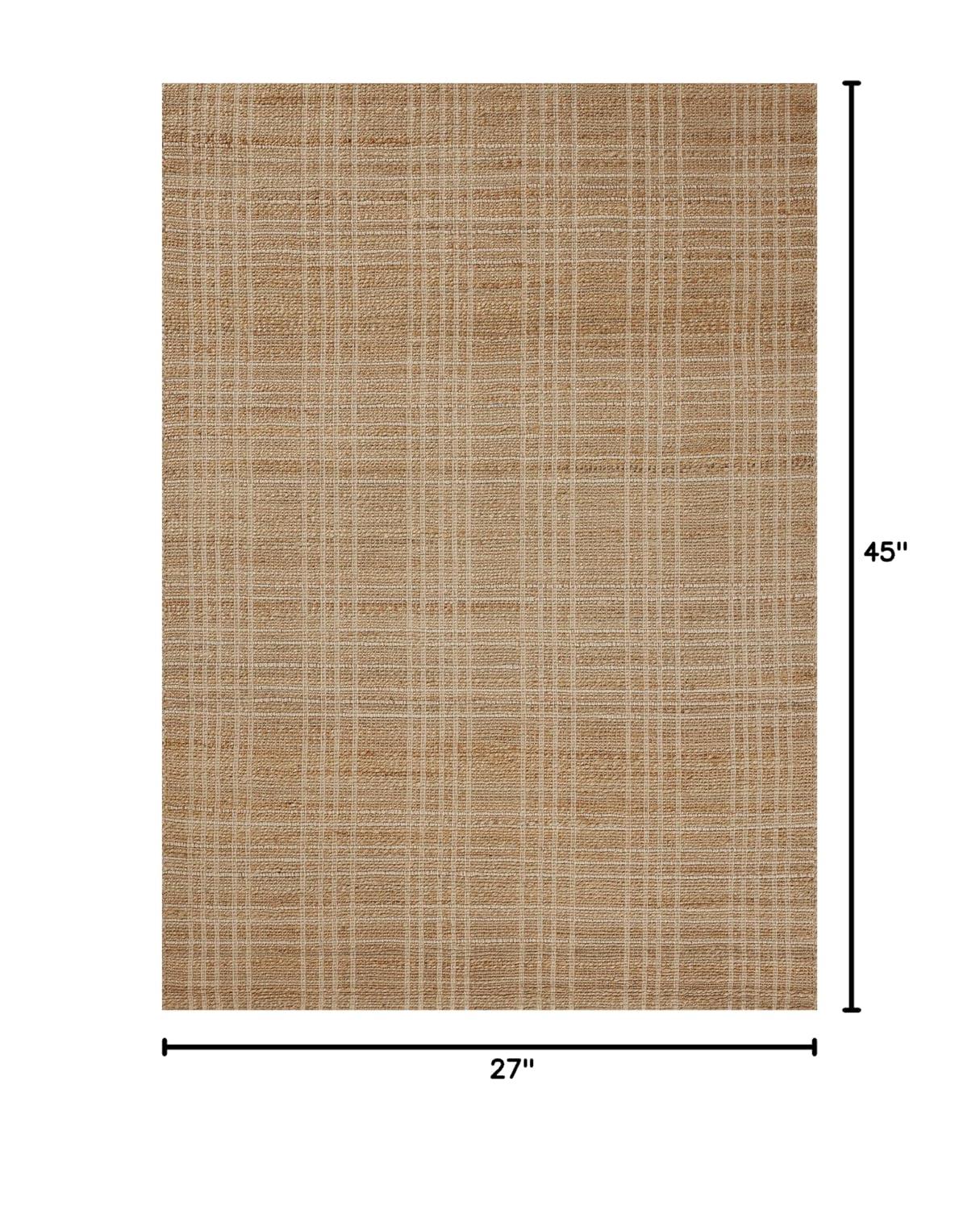 Judy I Jute-Blend Rug by Chris Loves Julia x Loloi - Natural and Cream / 7'9" x 9'9"