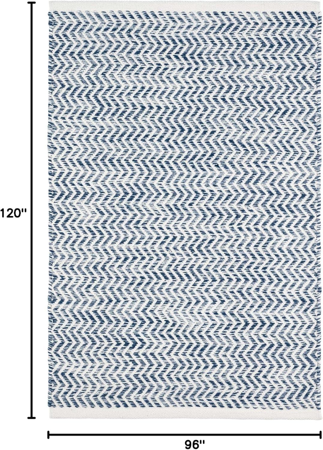 Coastal Blue Handwoven Indoor/Outdoor Rug