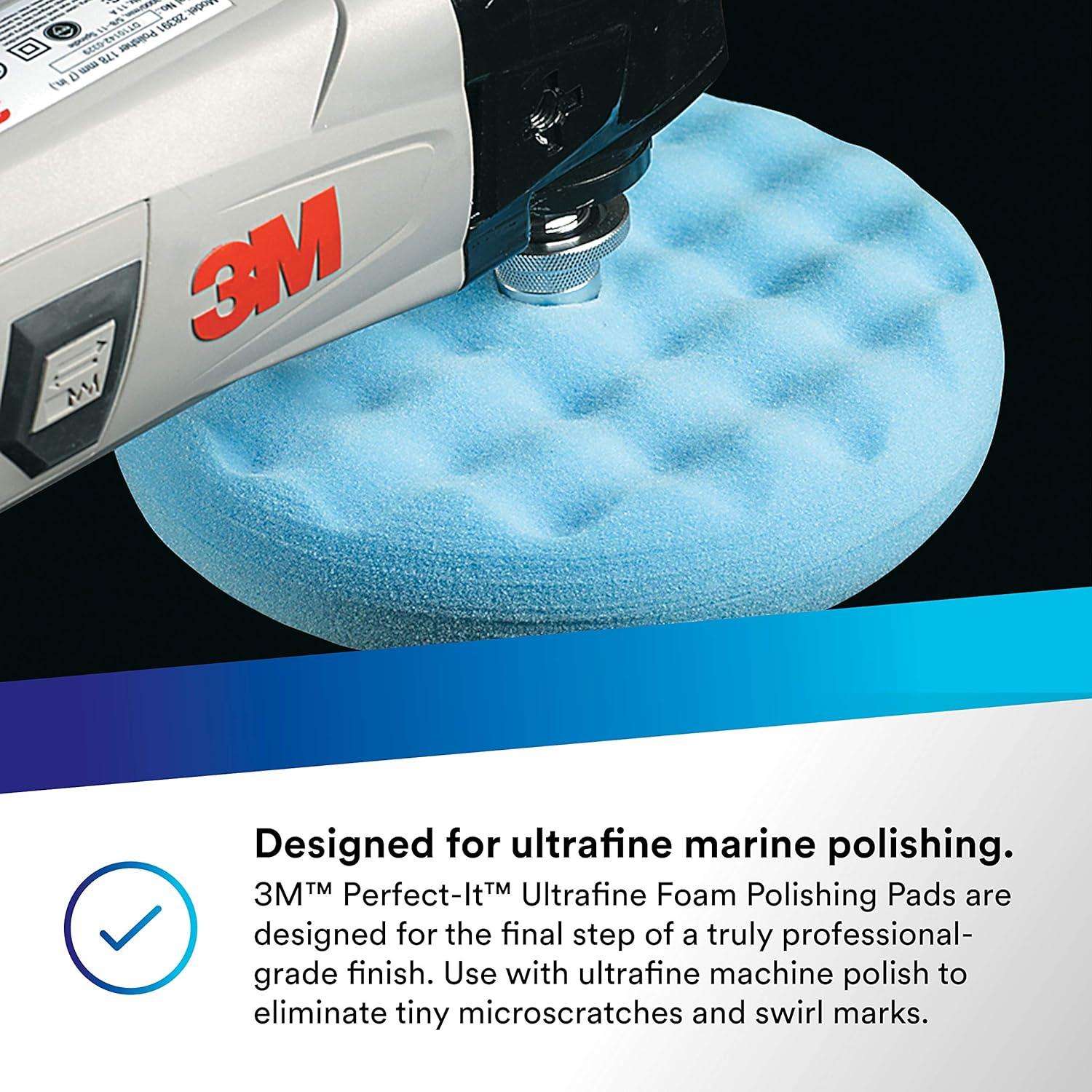 3M Perfect-It Ultrafine Polishing Pad, 05708, 8 in, 6 per case