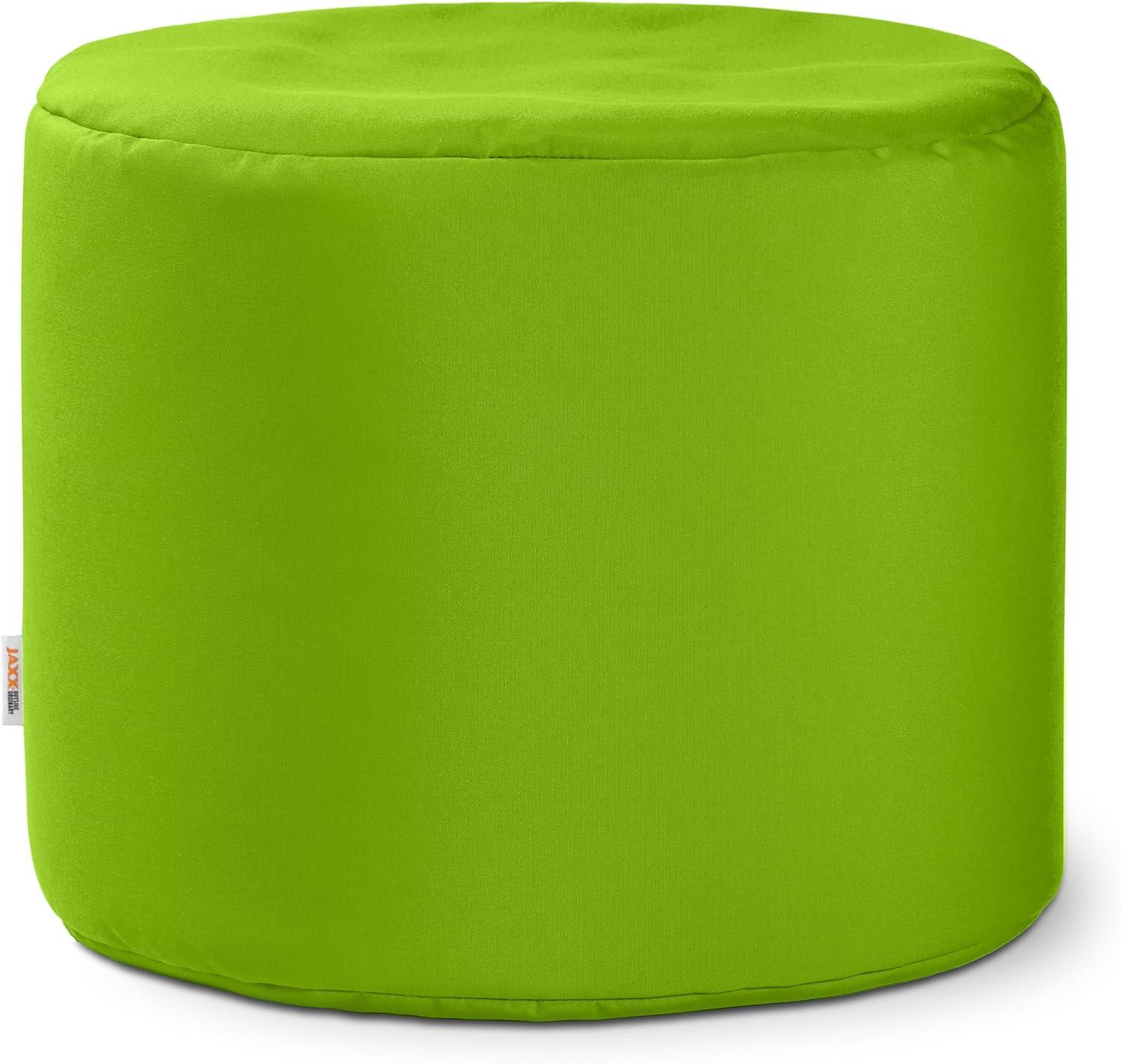 jaxx spring indoor/outdoor bean bag ottoman, lime green