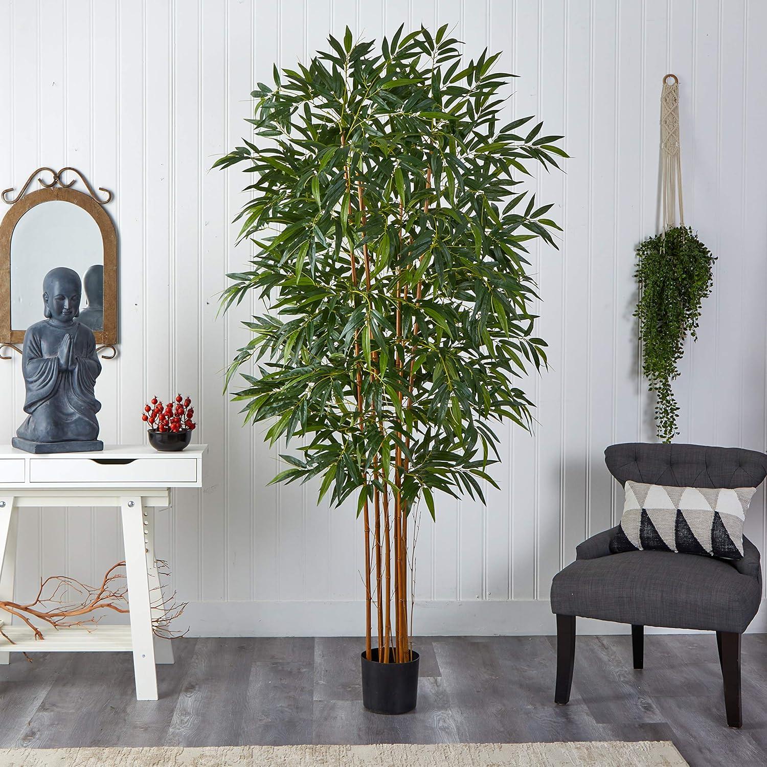 Nearly Natural 7ft. Big Bamboo Artificial Tree