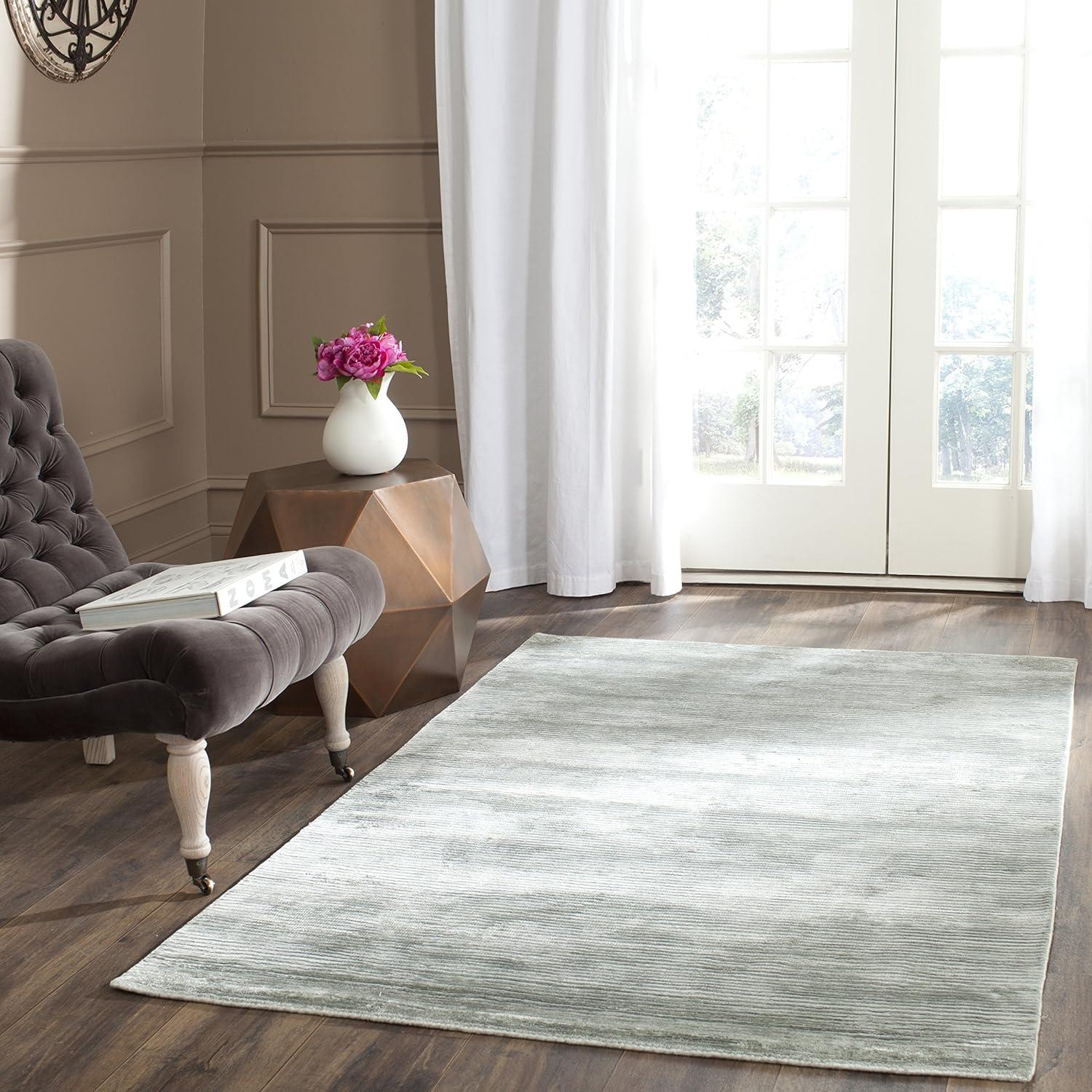 Mirage MIR234 Hand Loomed Indoor Area Rug - Blue - 4'x6' - Safavieh.