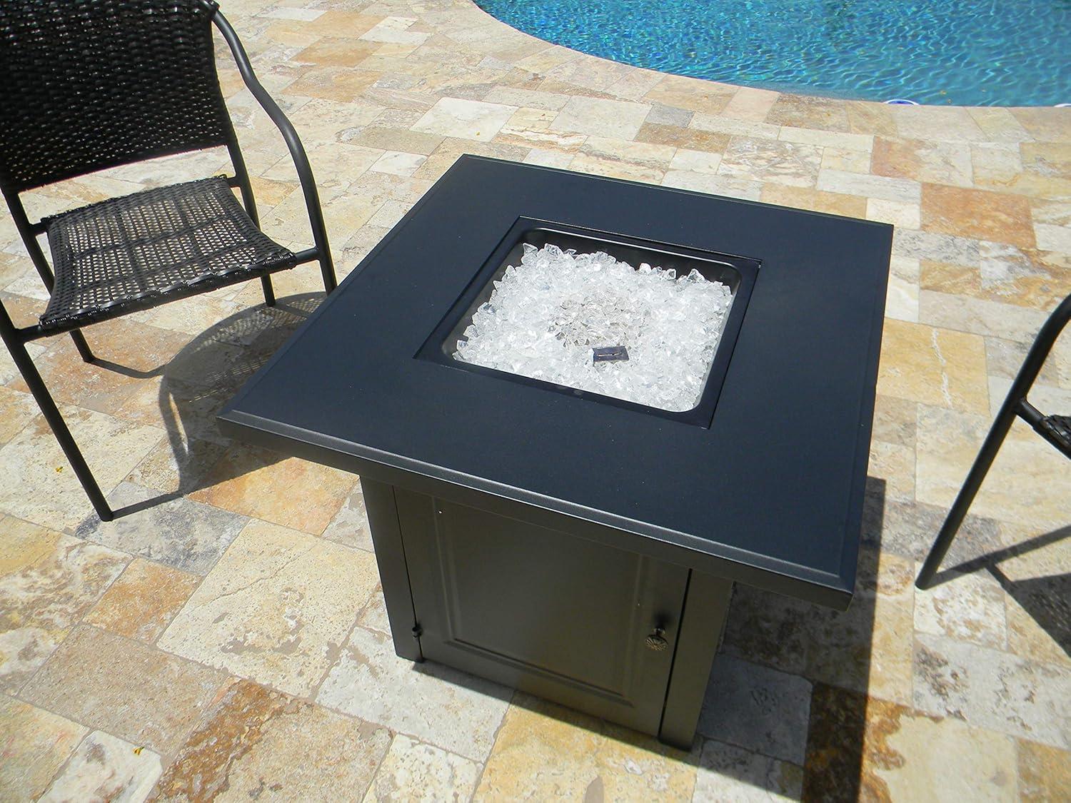 AZ Patio Heaters Reflective Fire Glass in Gold