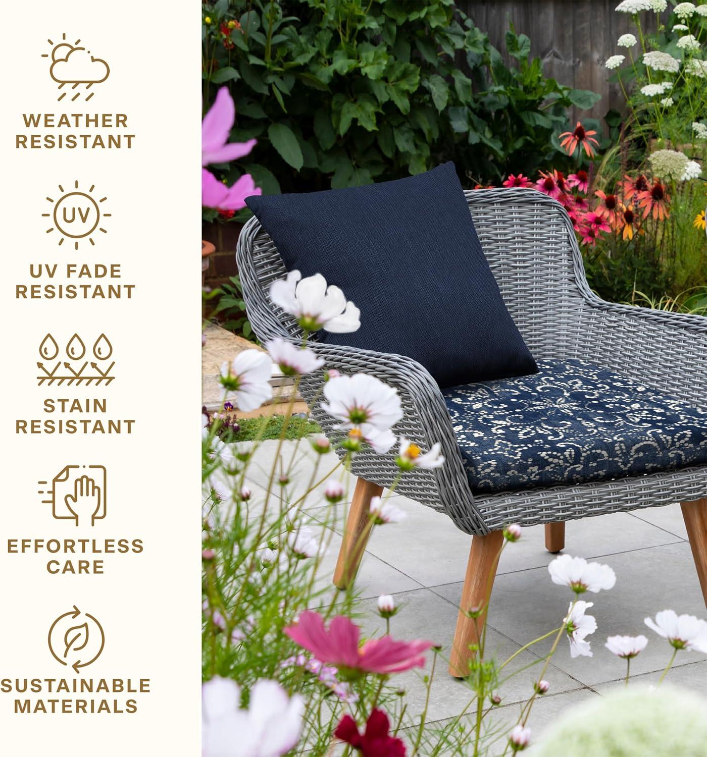 Honeycomb Outdoor Universal Seat Cushion (2-Pack) - Boheme