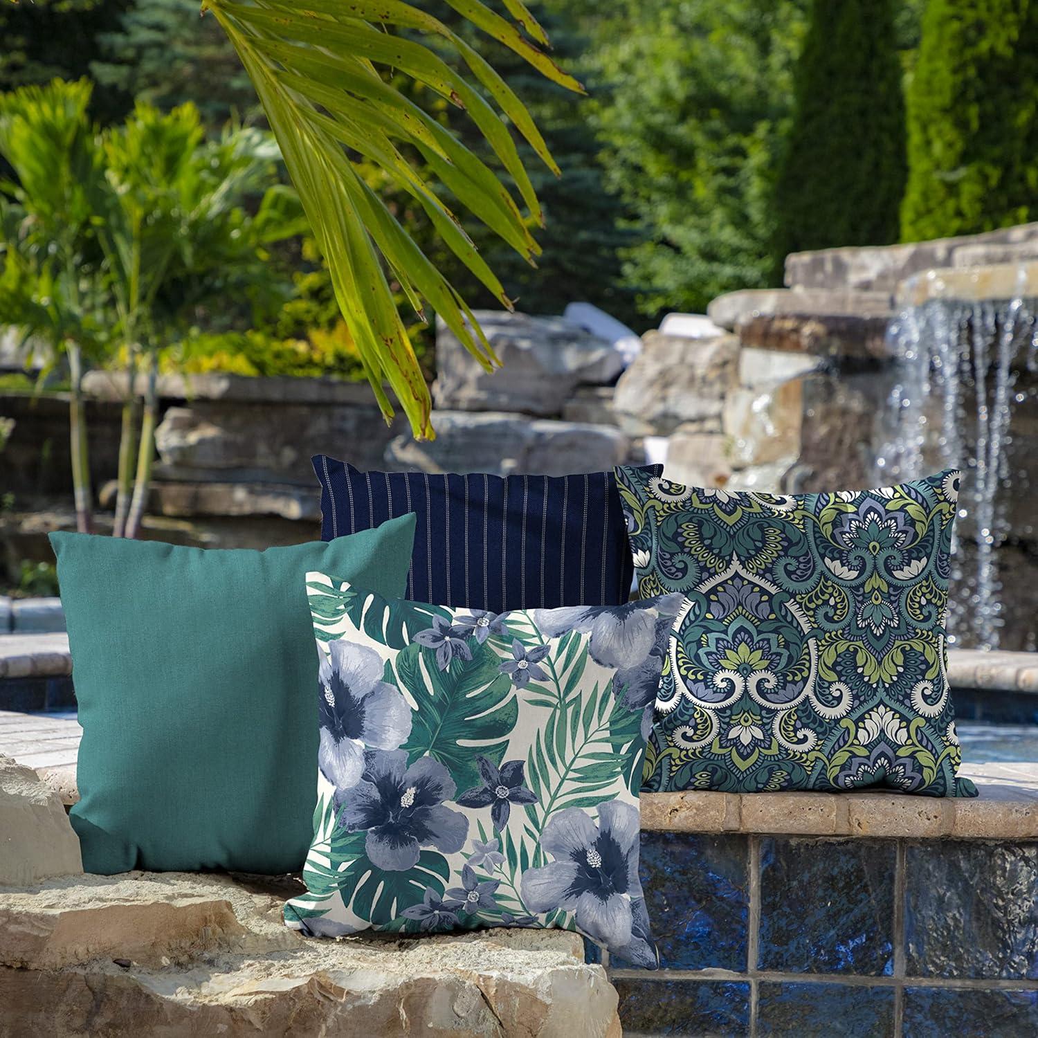 ARDEN ARDEN Salome Outdoor Floral Throw Pillow (Set of 2)