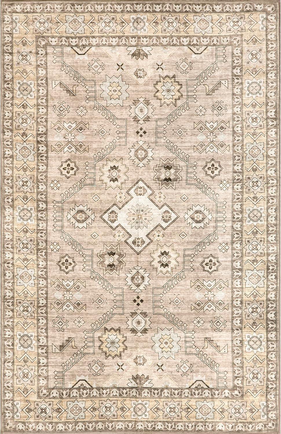 nuLOOM Alecia Persian Machine Washable Area Rug