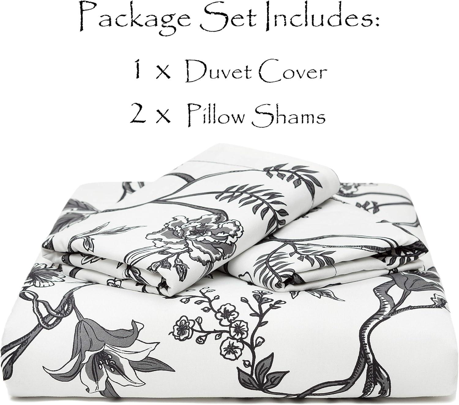 Chanasya French Toile Duvet Cover Set