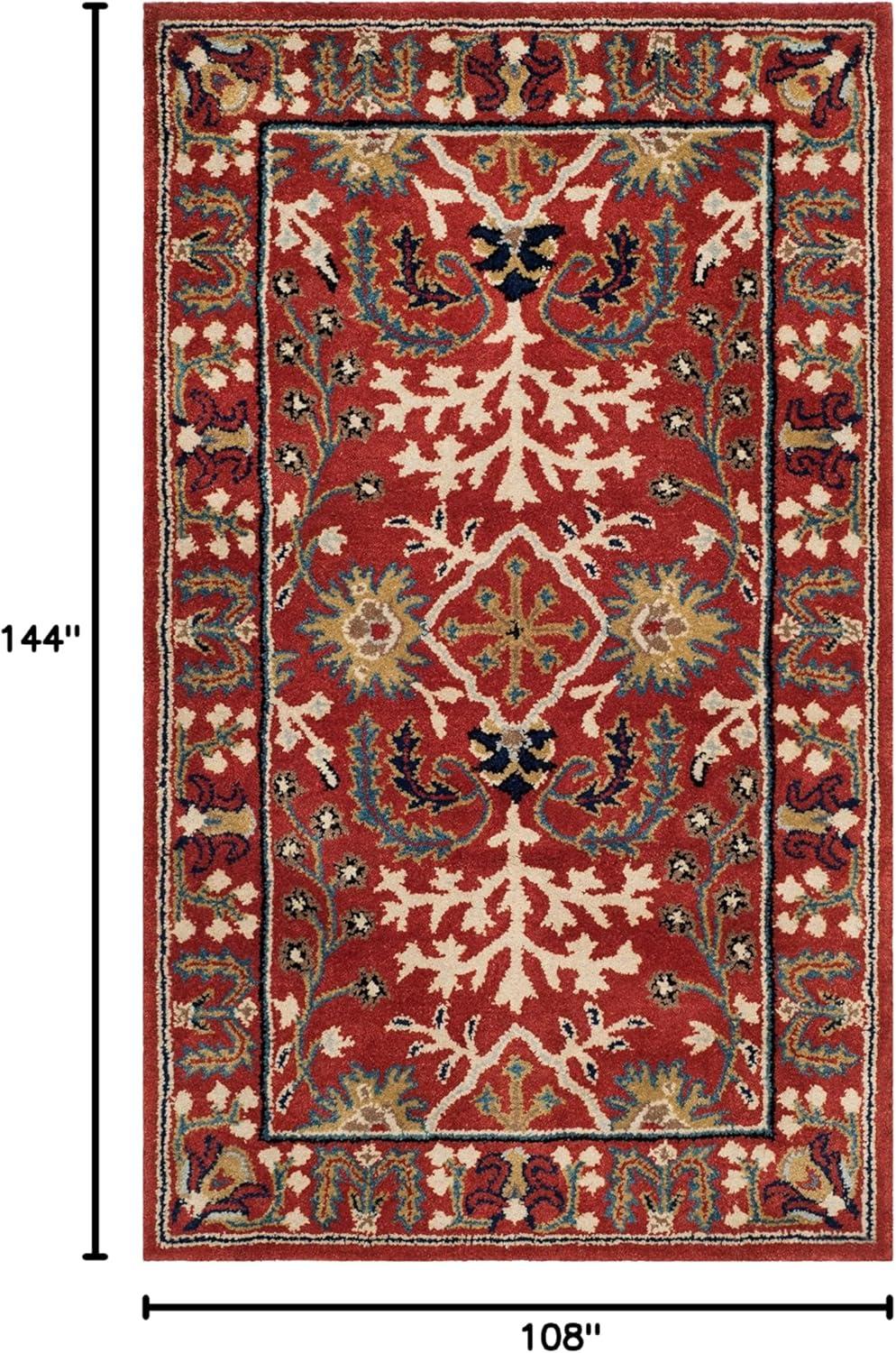 SAFAVIEH Antiquity Caelestinus Oriental Wool Area Rug, Red/Multi, 9' x 12'