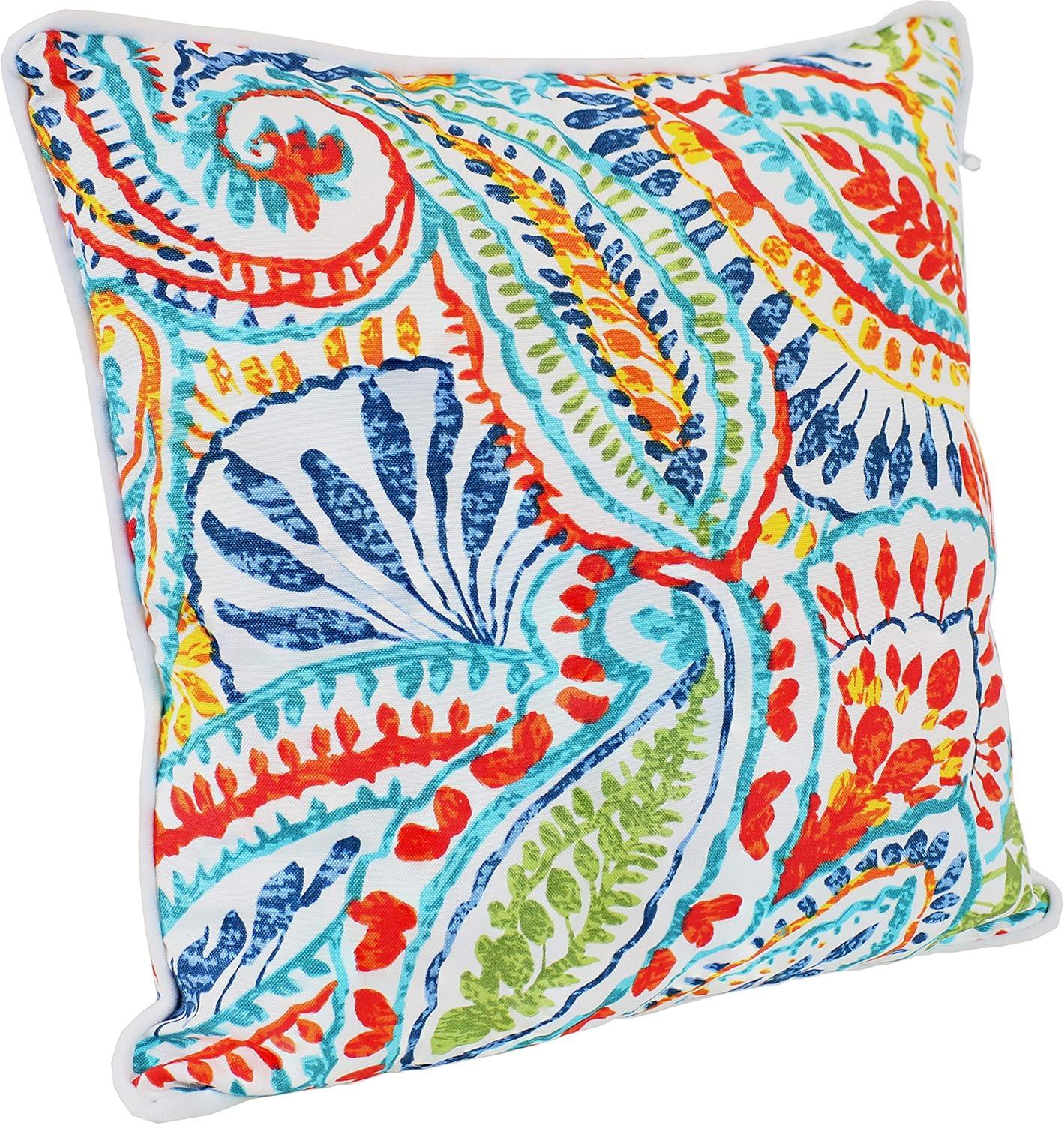 16" x 16" Polyester Square Outdoor Throw Pillows (Set of 2)