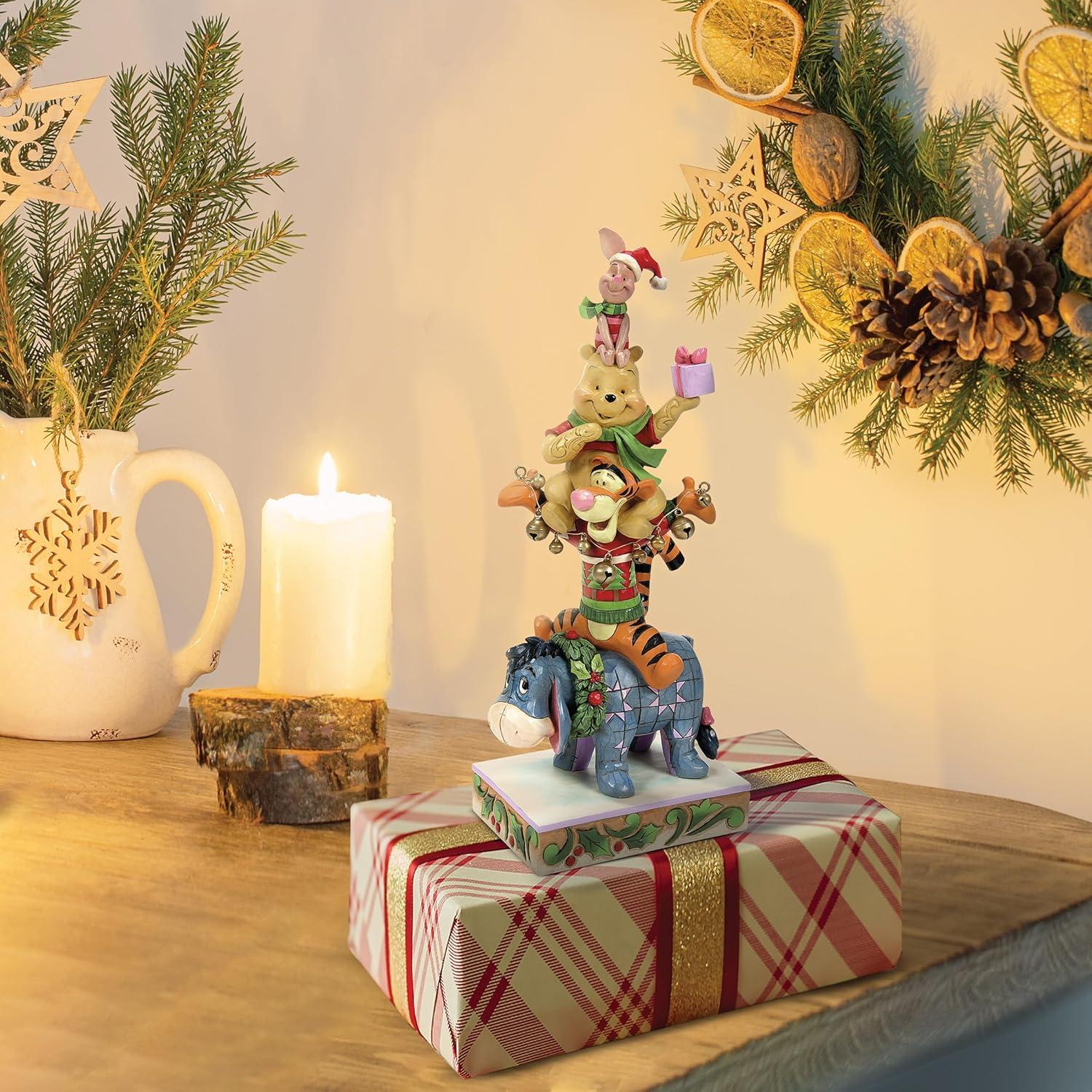 Jim Shore Jim Shore Disney Traditions Pooh & Friends Stacked Figurine 9.75in