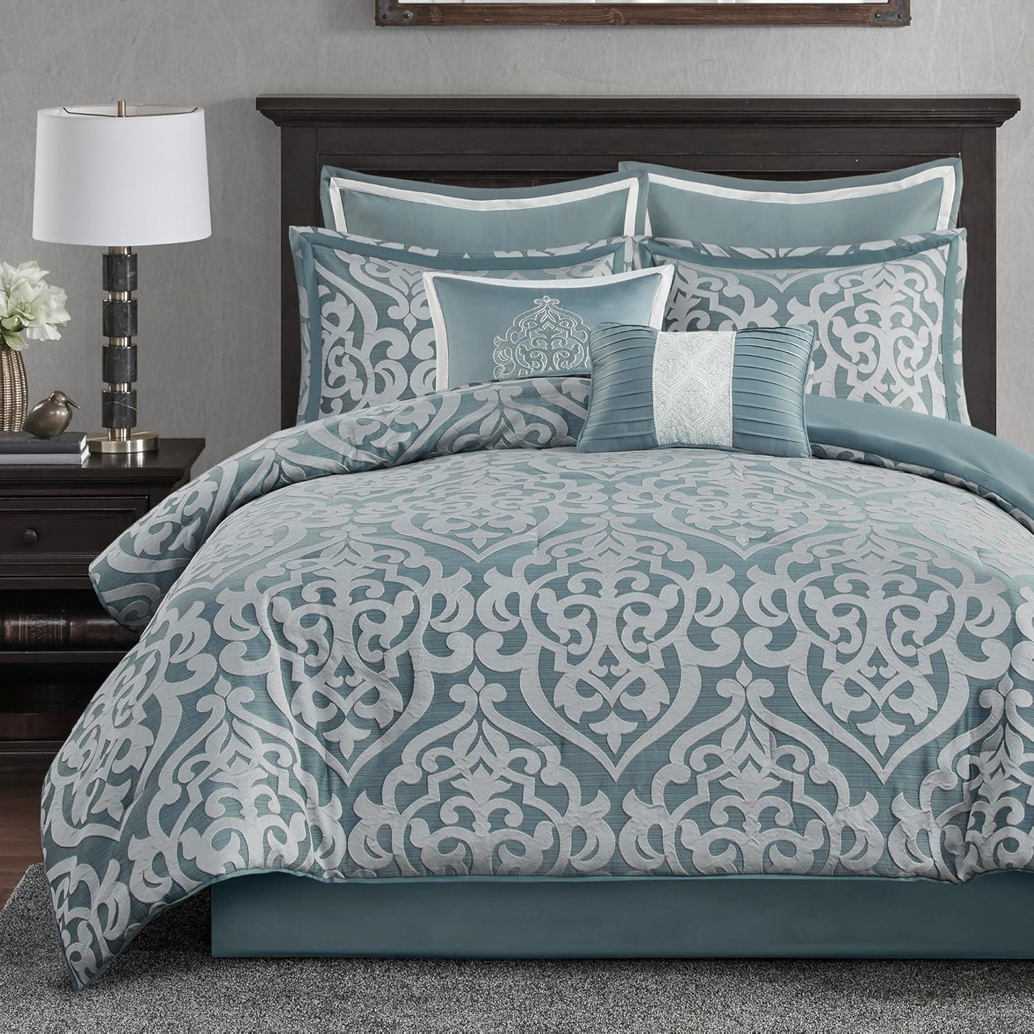 Odette Jacquard 8 Piece Comforter Set