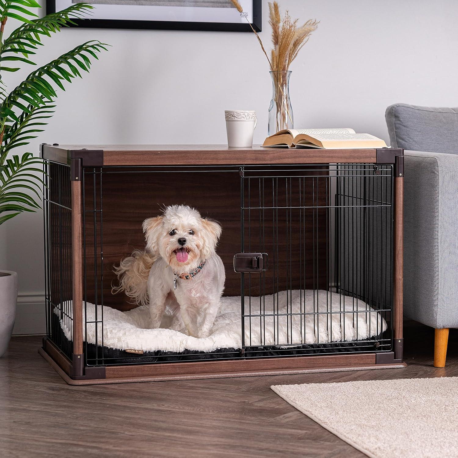 IRIS USA Wire Open Dog Crate Pet Playpen