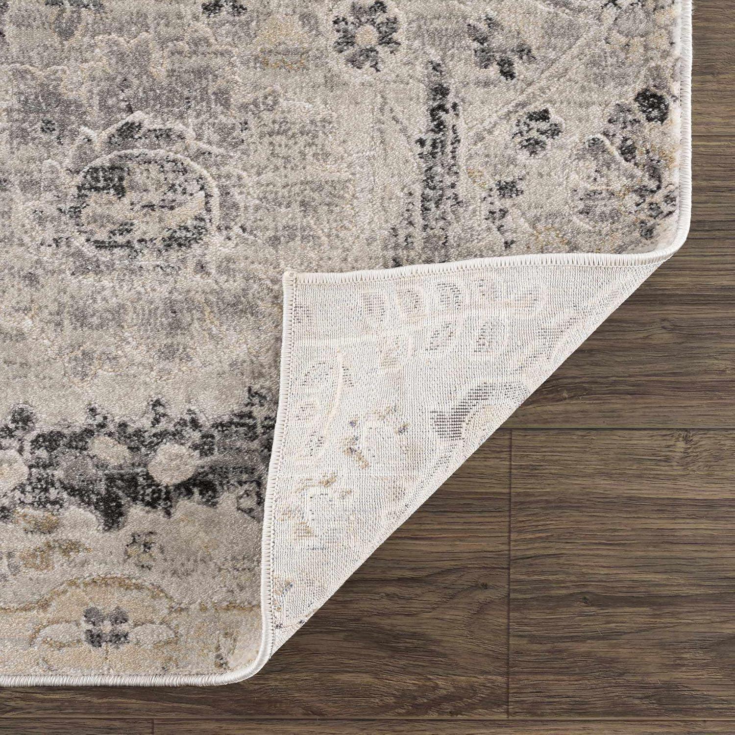 Hauteloom Rectangle Area Rug   Charcoal