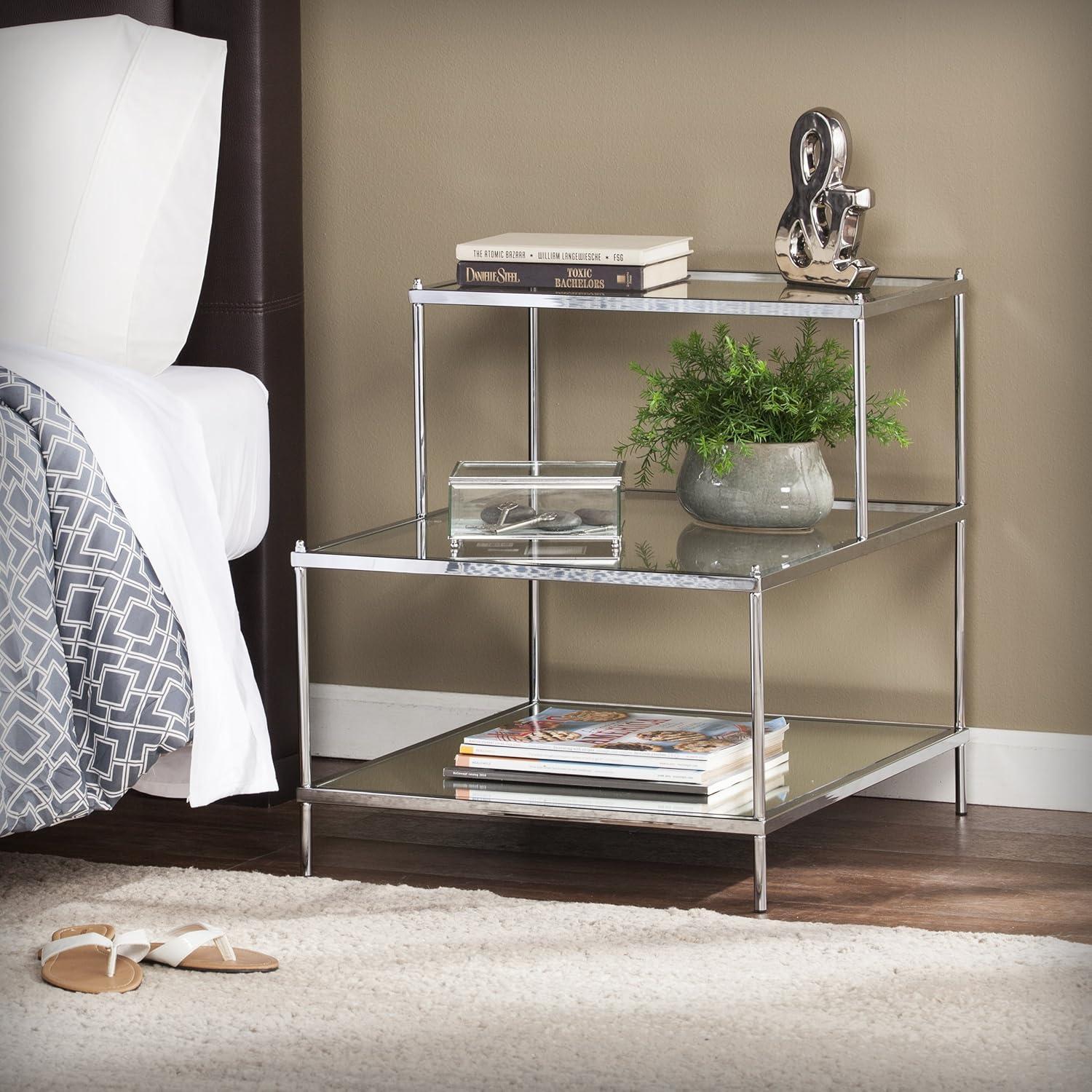 SEI Furniture Knox Accent Table - Copper 20.5 x 23.75 Freestanding Accent Tables