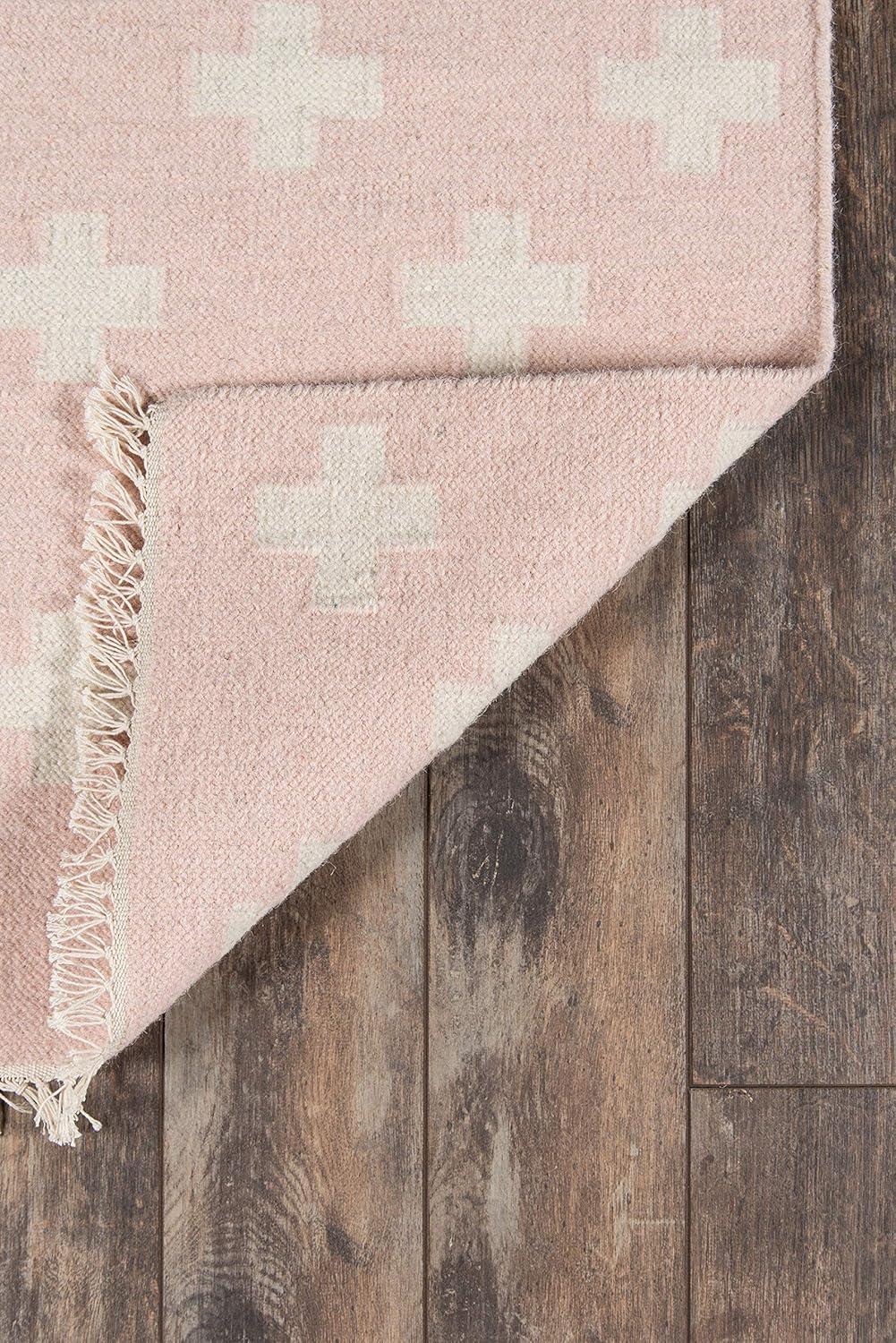 Topanga Wool Pink/White Rug