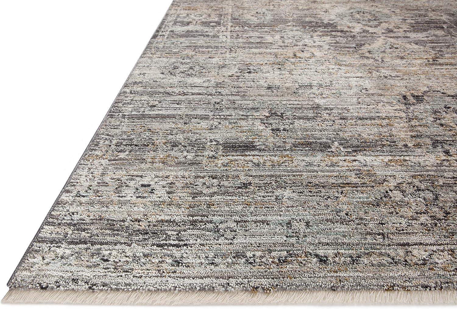 Jean Stoffer x Loloi Katherine Graphite / Jade Area Rug