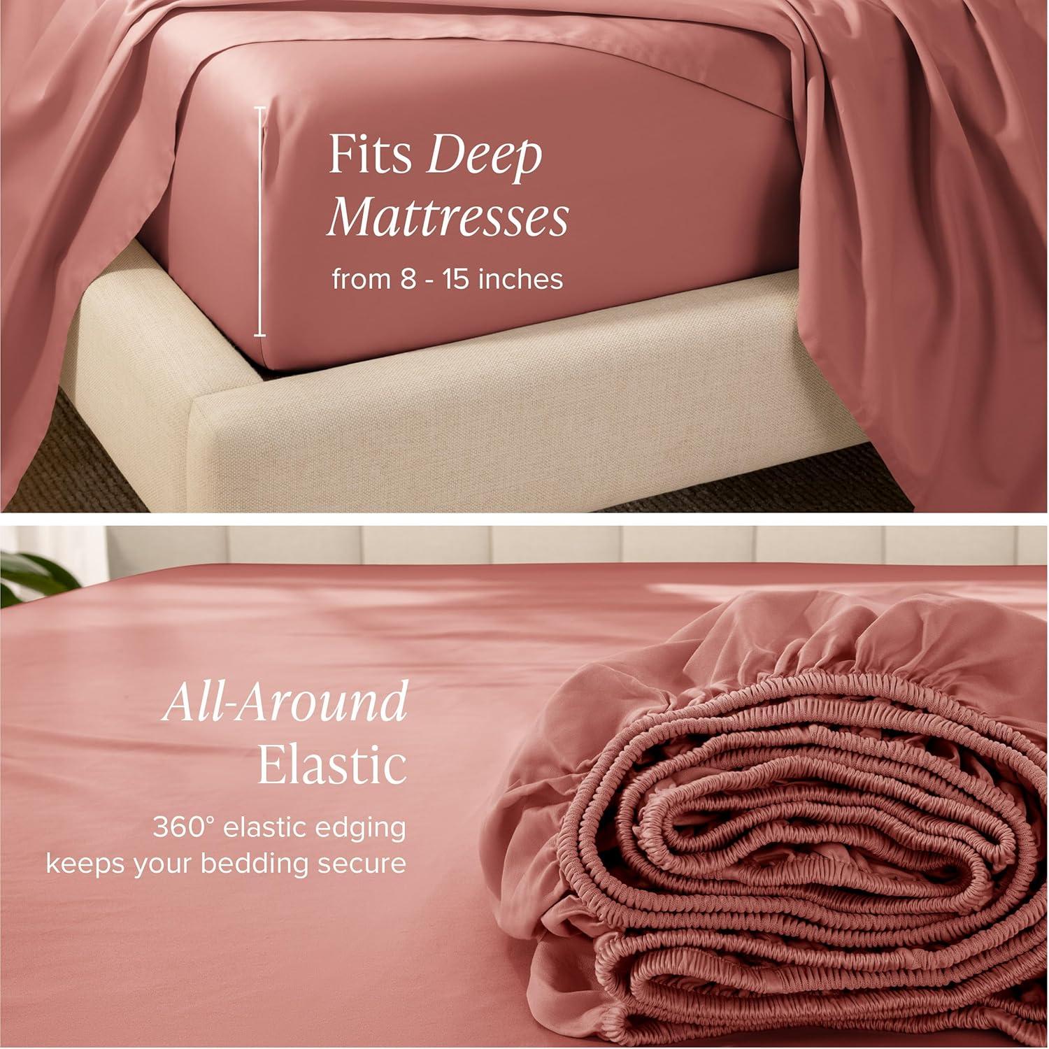 Bare Home 400 Thread Count Sateen Sheet Set