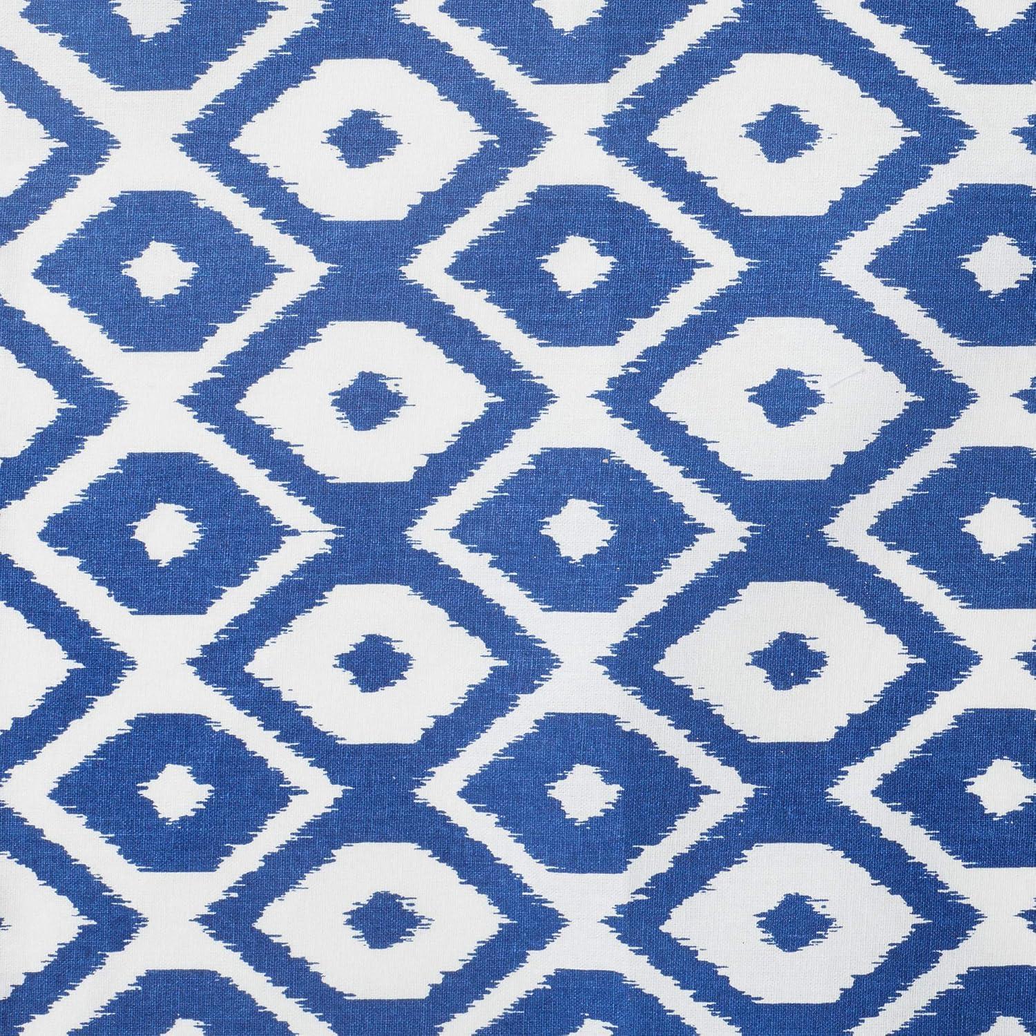 Design Imports 18" Square Modern Cotton Prints Napkin in Indigo (Set of 4)