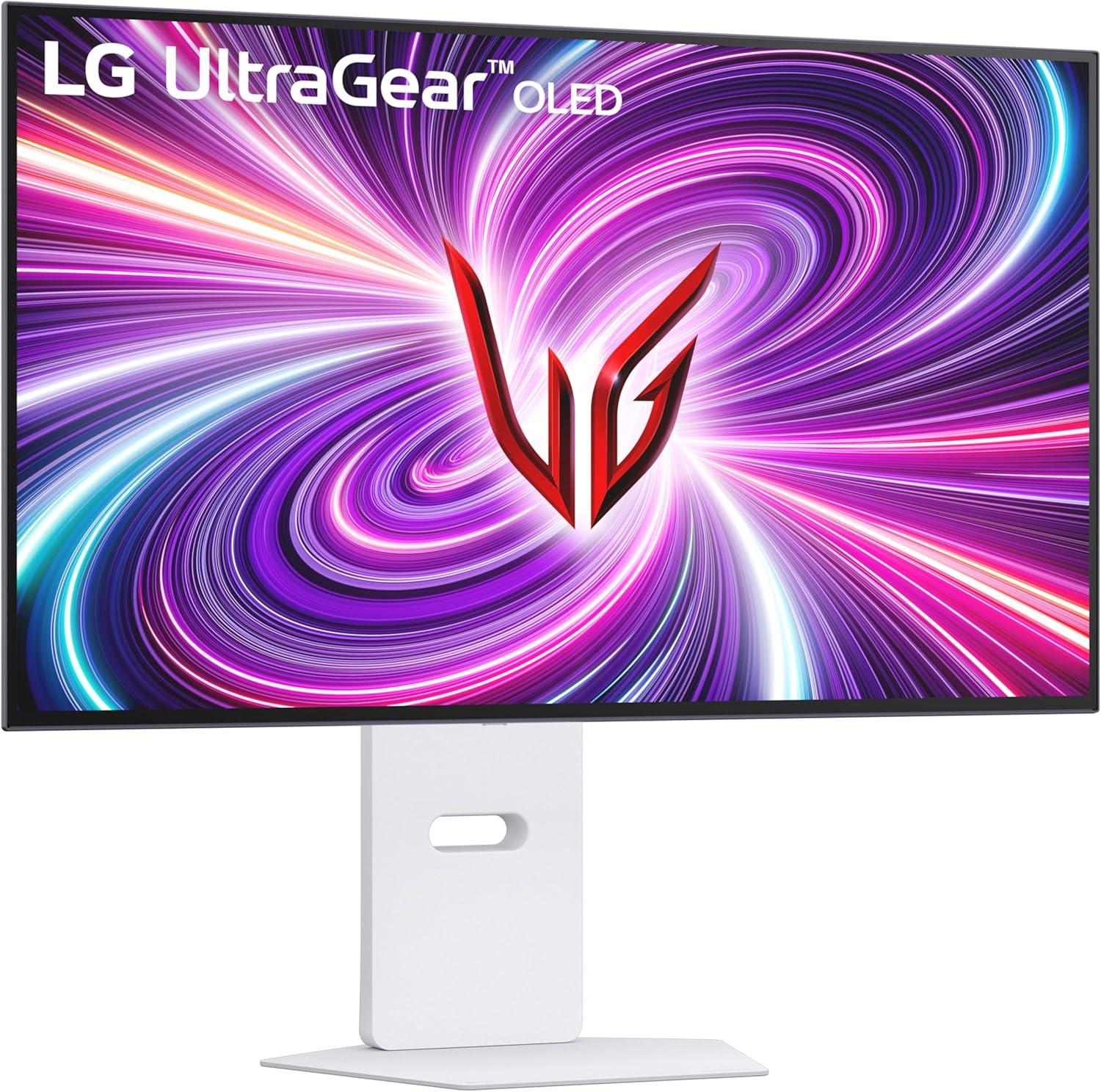 LG UltraGear 32" White OLED Gaming Monitor with 240Hz Refresh Rate