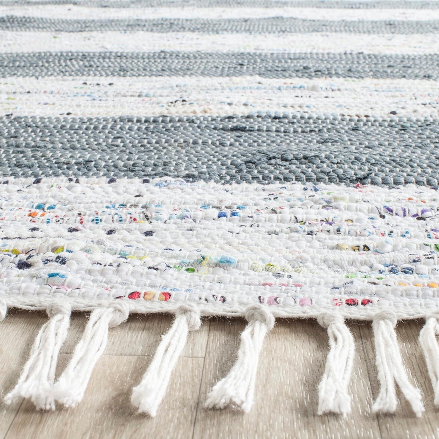 Yokum Hand Woven Cotton Striped Rug