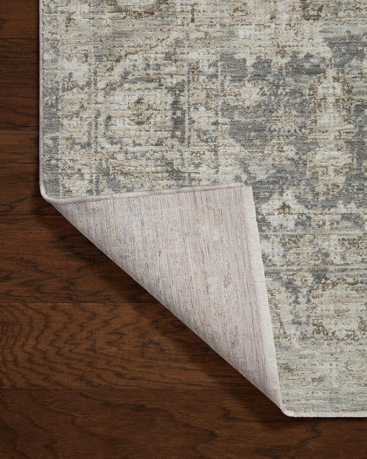 Honora Slate and Beige Vintage-Inspired Runner Rug 2'-7" x 8'-0"