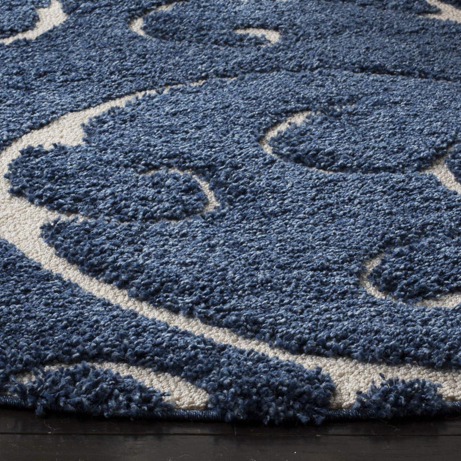 Florida Shag SG455 Power Loomed Area Rug  - Safavieh