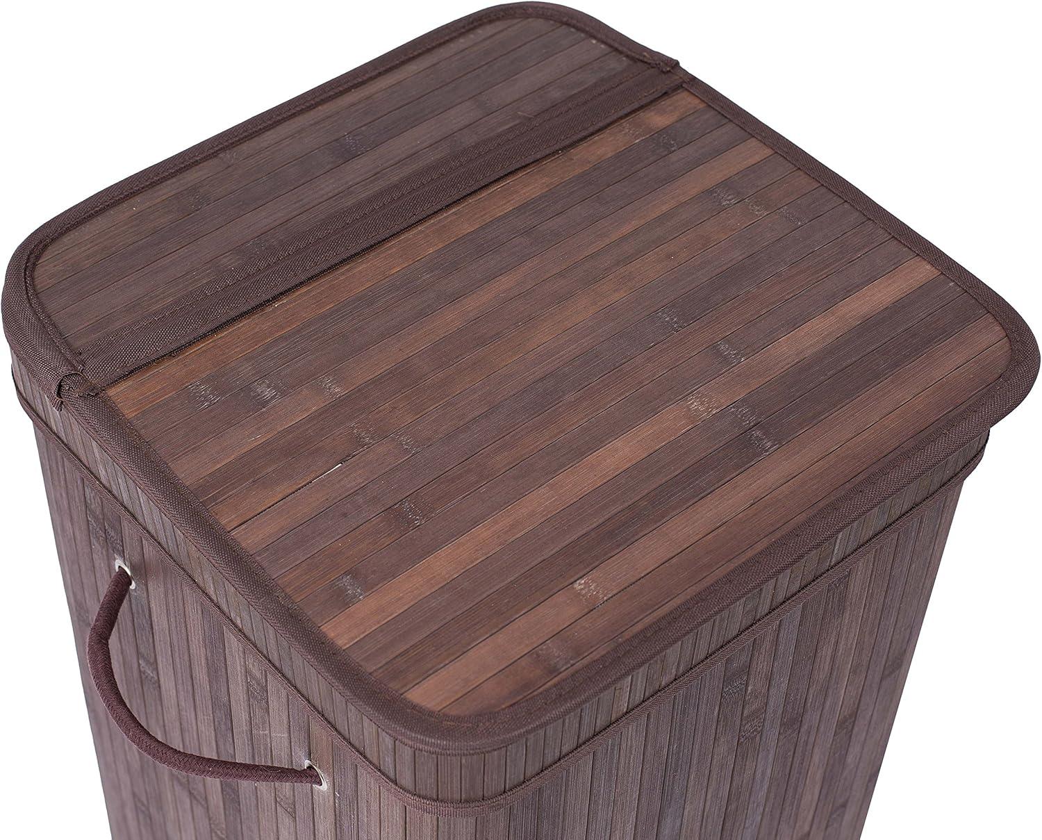 BirdRock Home Bamboo Laundry Hamper with Handles