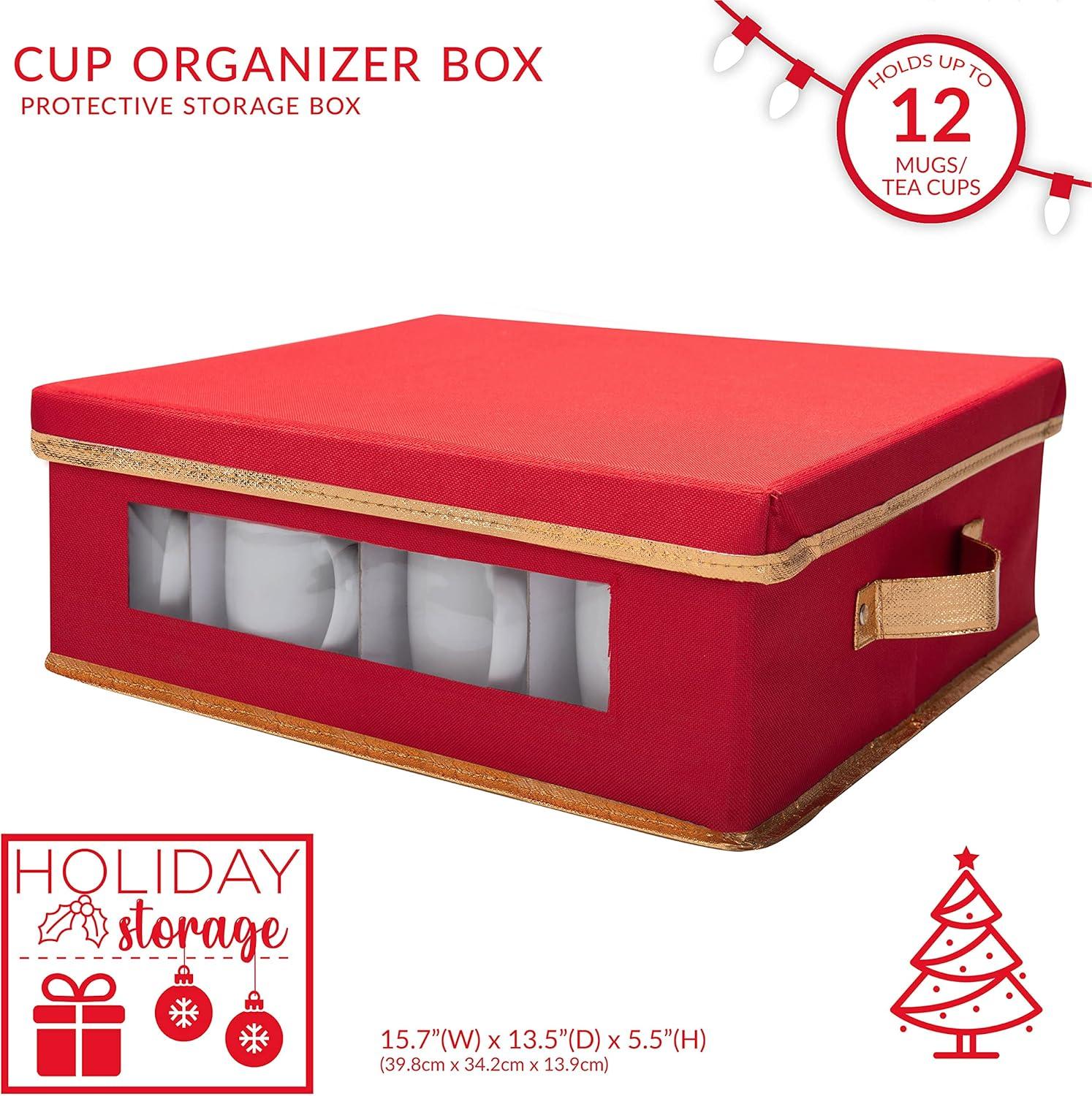 Cup Organizer Box & Paper Divider - Simplify