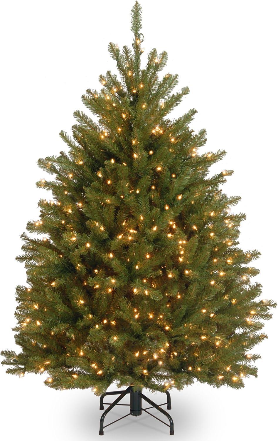 Prelit Dunhill Fir Artificial Christmas Tree Clear Lights - National Tree Company