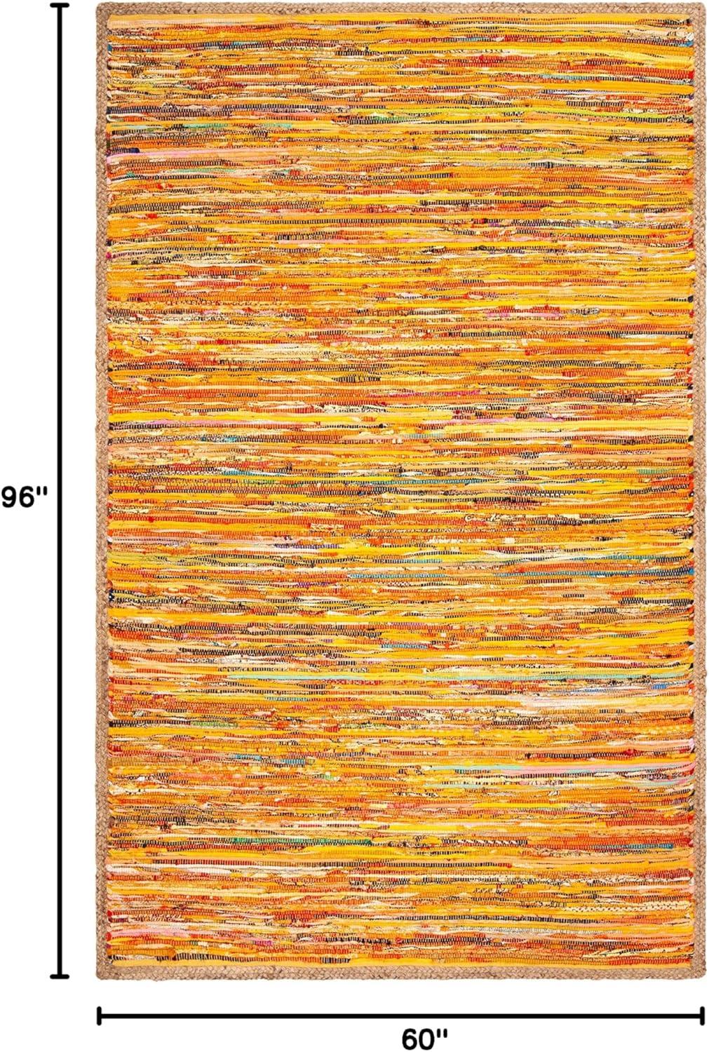 Montauk MTK960 Hand Woven Area Rug - Gold/Natural - 5'x8' - Safavieh.