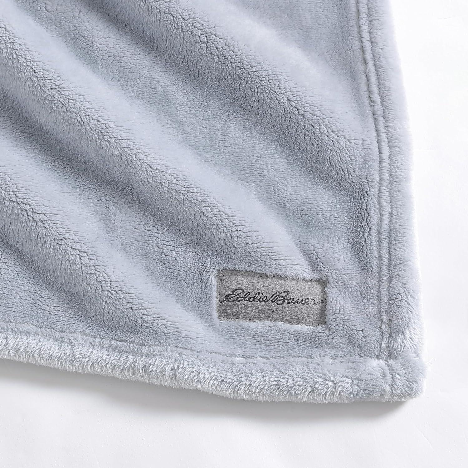 Eddie Bauer Eddie Bauer Ultra Lux Plush Solid Throw Blankets