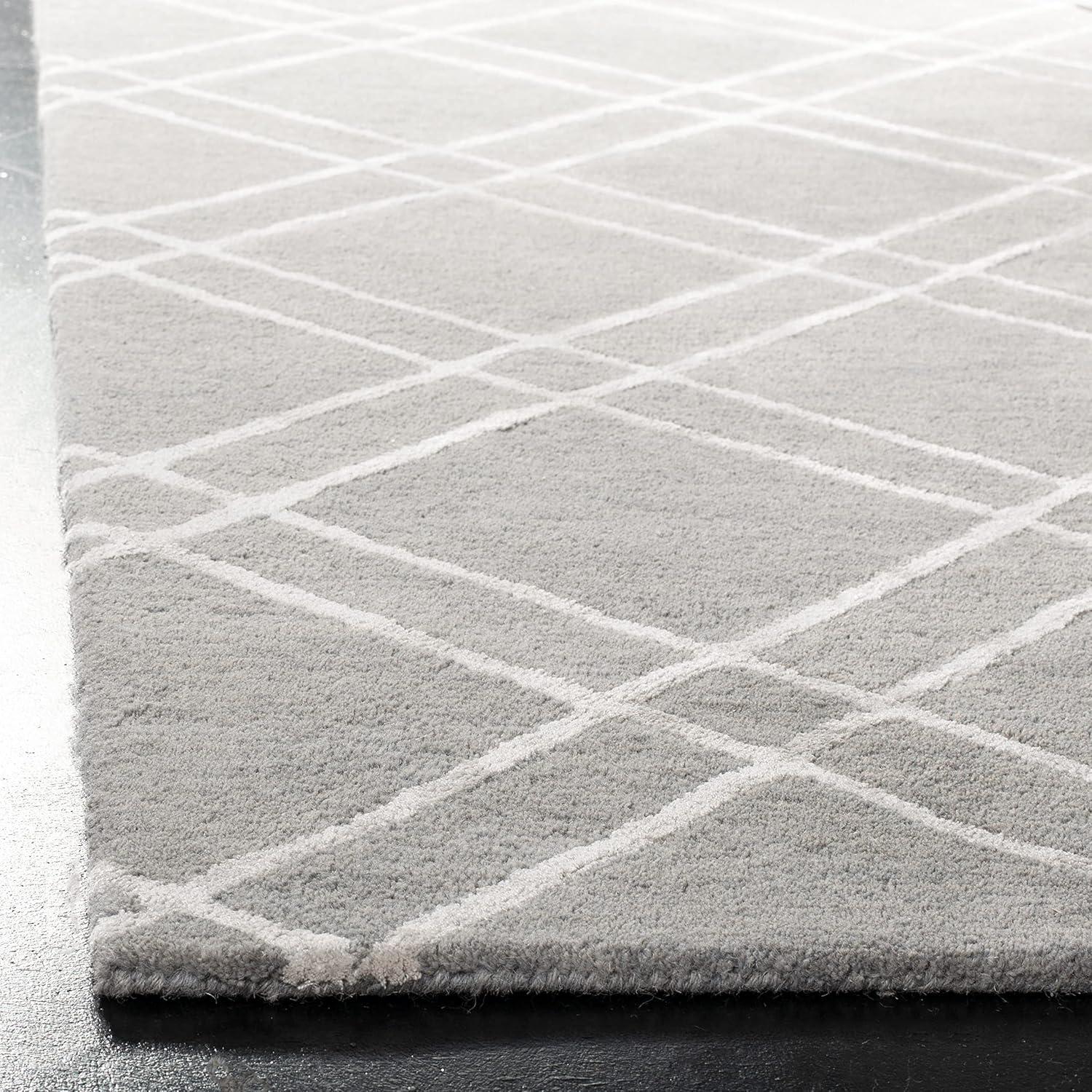 Himalaya HIM901 Handmade Accent Rug - 2'x3' - Grey/Silver - Safavieh
