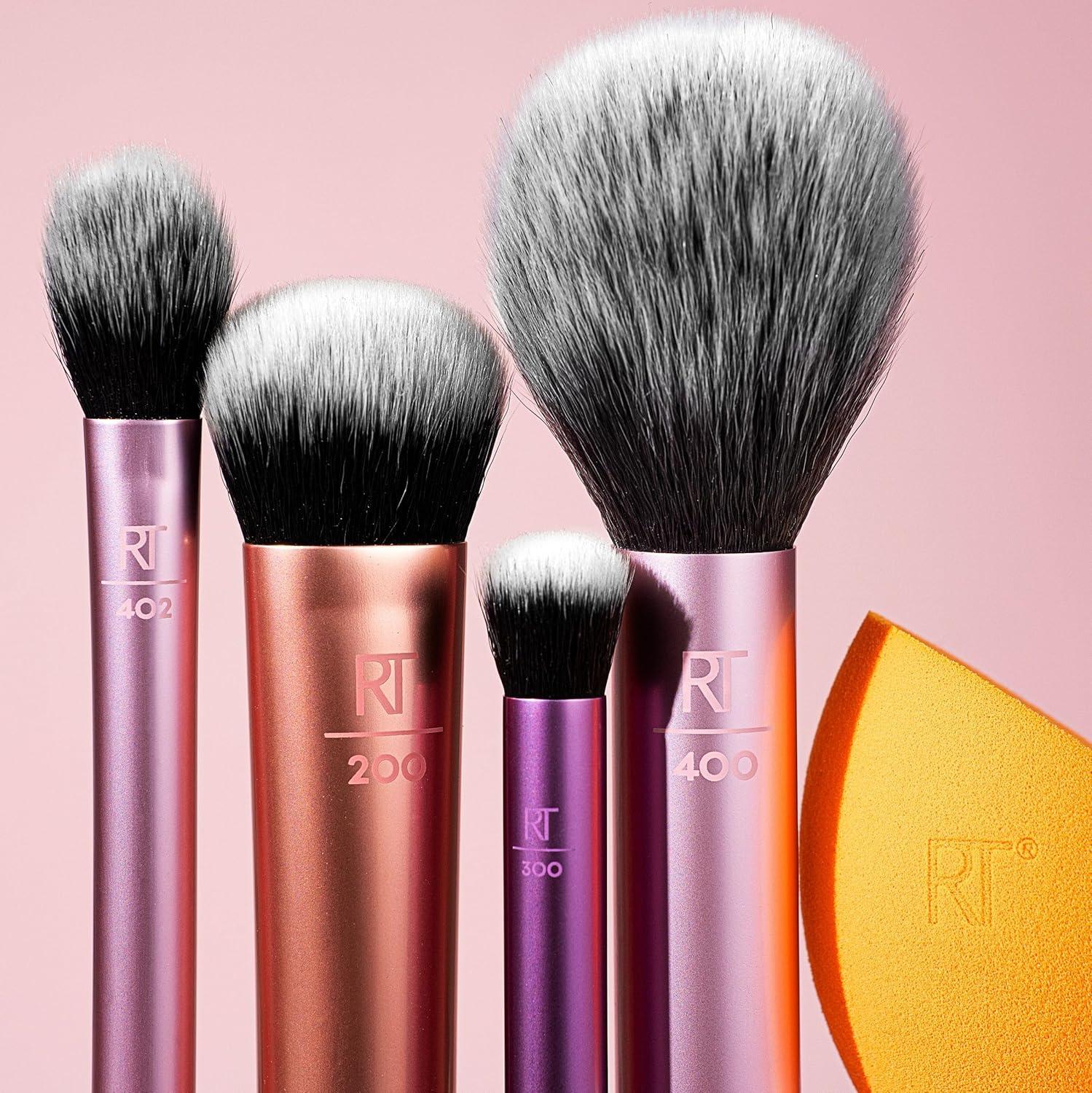 Real Techniques Everyday Essentials Makeup Brush Kit - 5pc