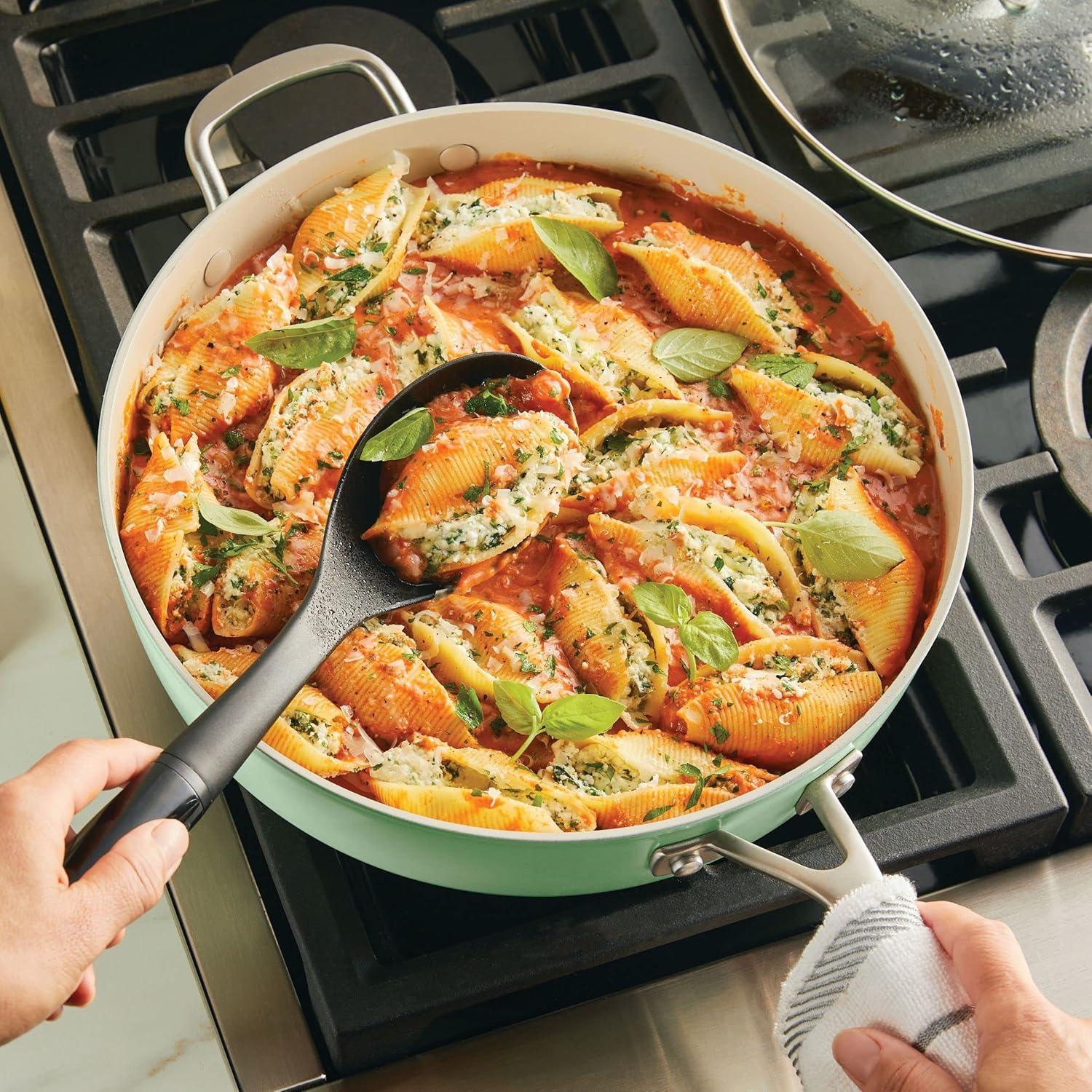 KitchenAid® KitchenAid® Hard Anodized Ceramic Nonstick Saute Pan with Lid, 5 Quart