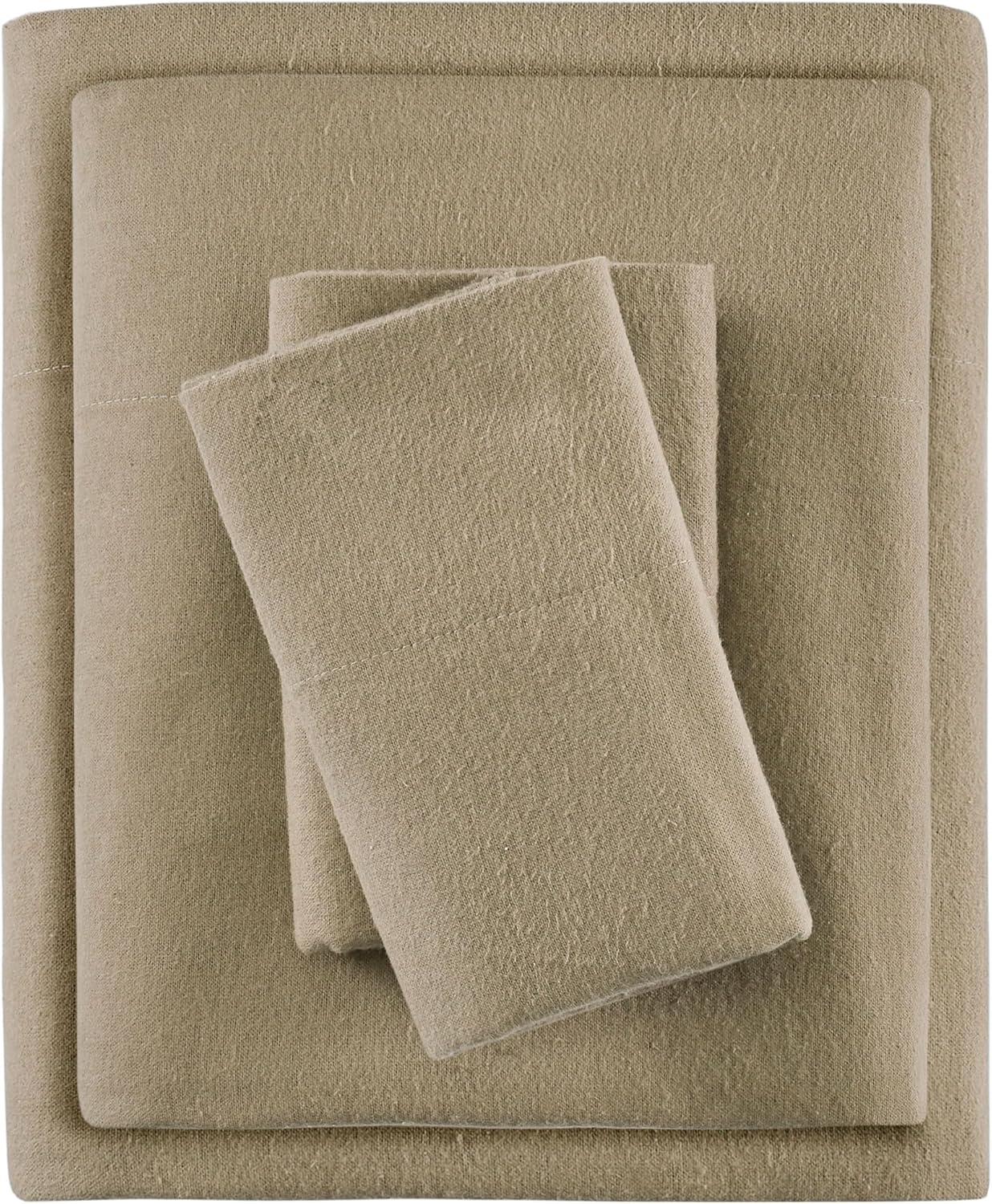 Madison Park Cozy Flannel 100% Cotton Sheet Set
