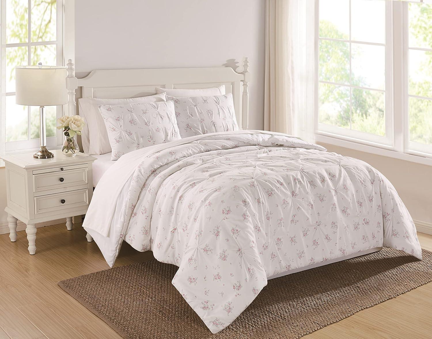 Rosebury Cotton Floral Comforter Set