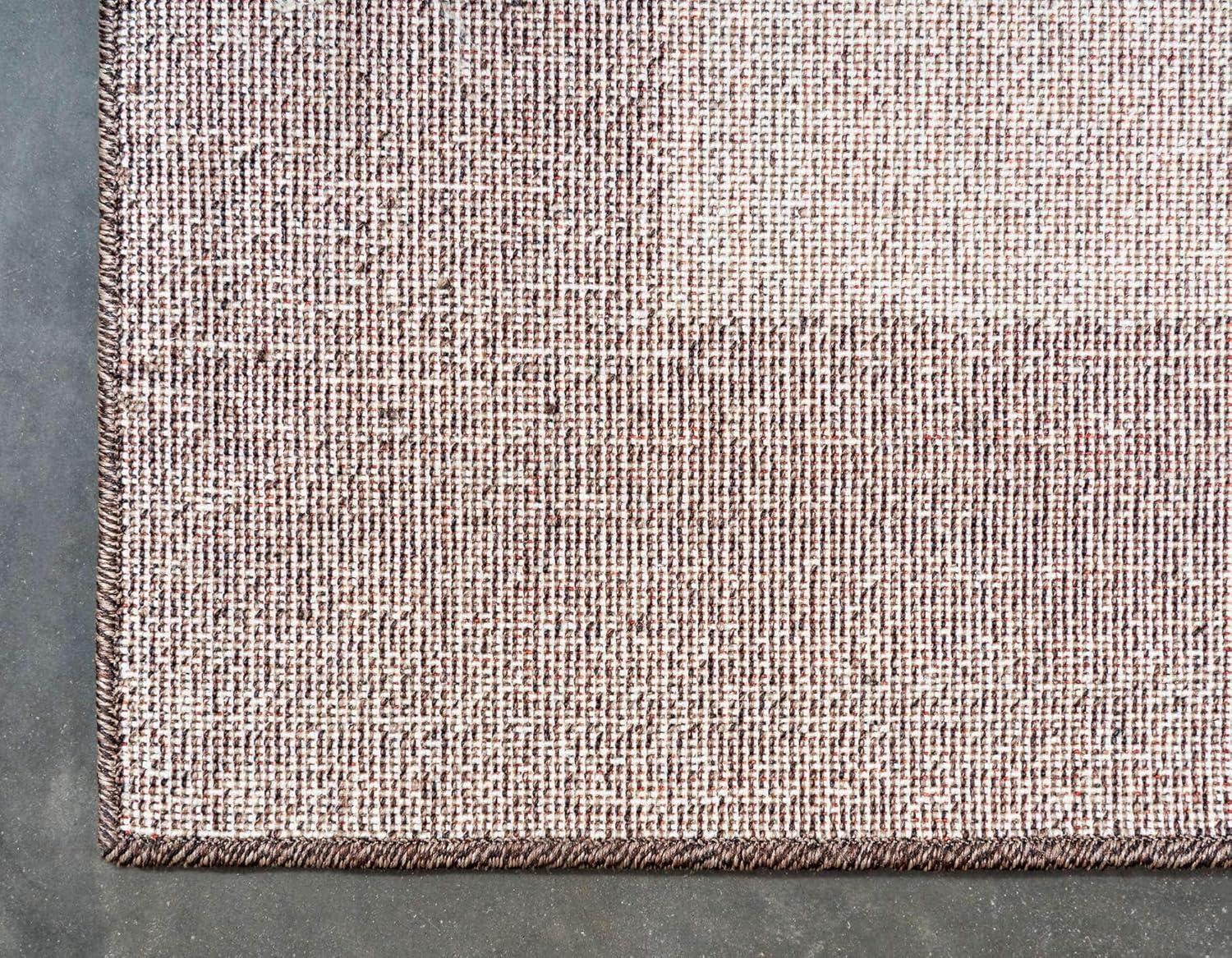 Angelica Light Brown 10'x13' Tufted Synthetic Kids Area Rug