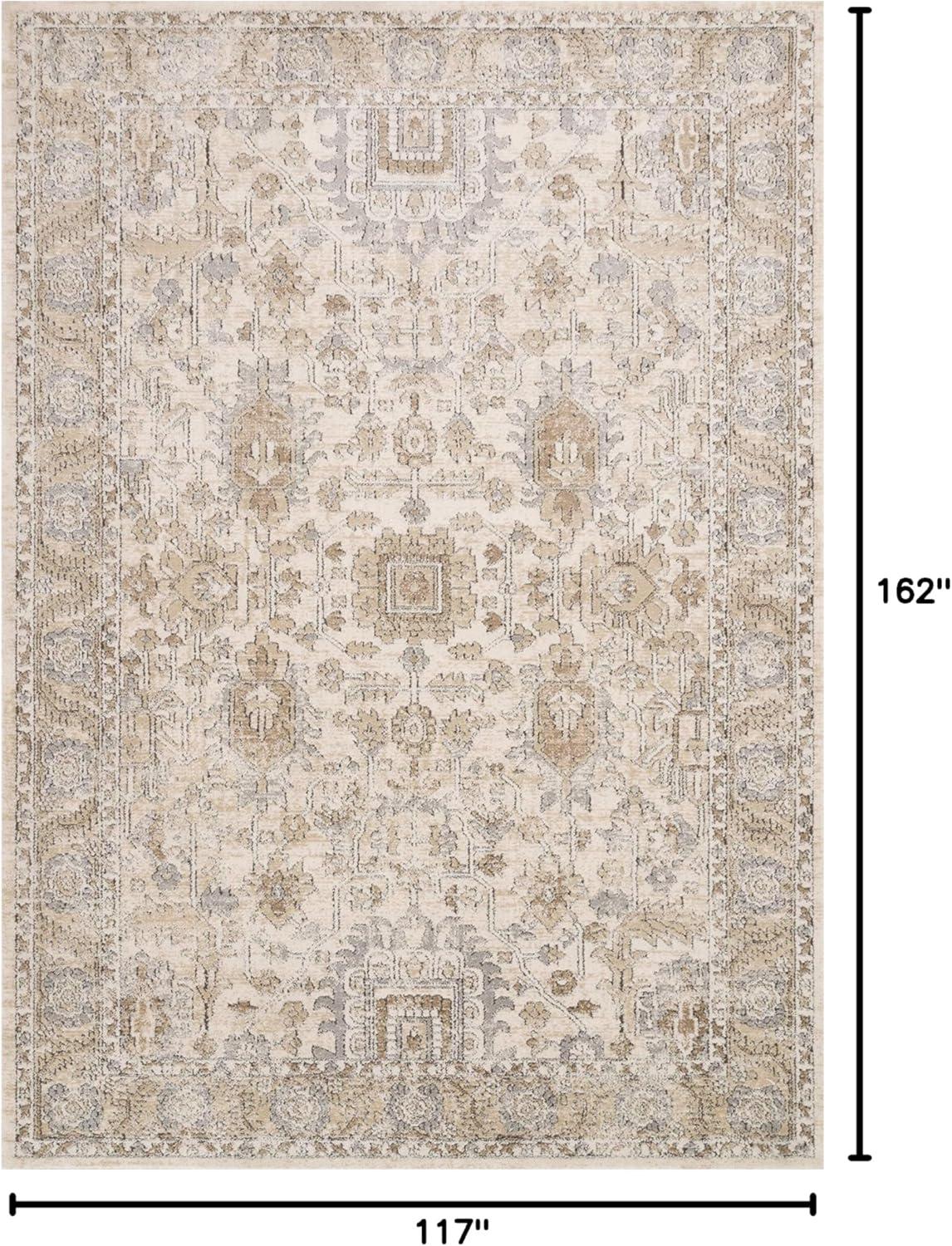 Loloi Teagan Ivory / Sand 9'-9" x 13'-6" Area Rug