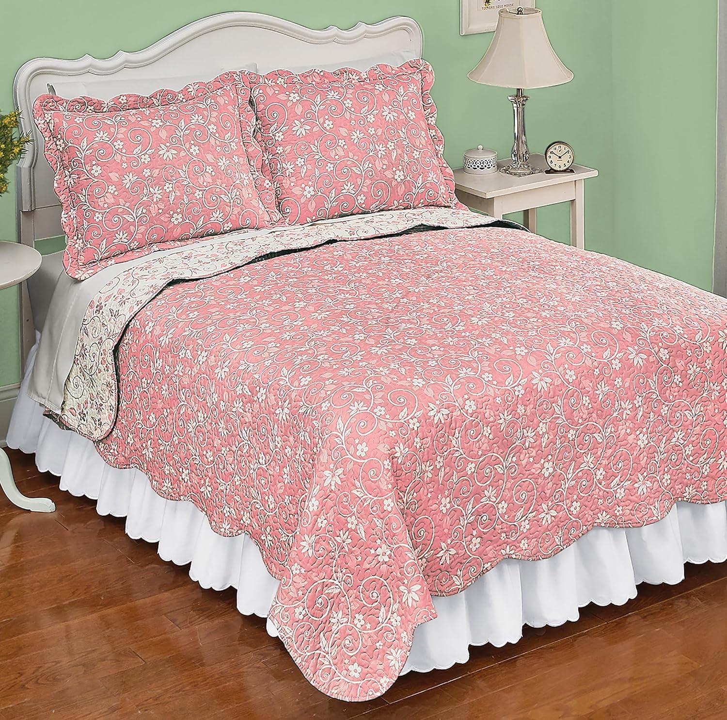 Winston Brands Floral Rose Floral Quilt