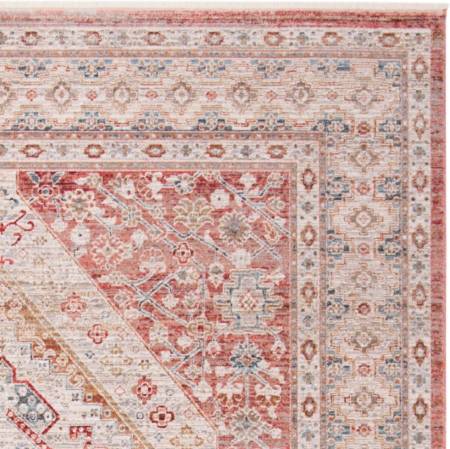 Kenitra KRA692 Power Loomed Area Rug - Pink/Grey - 5'x8' - Safavieh.