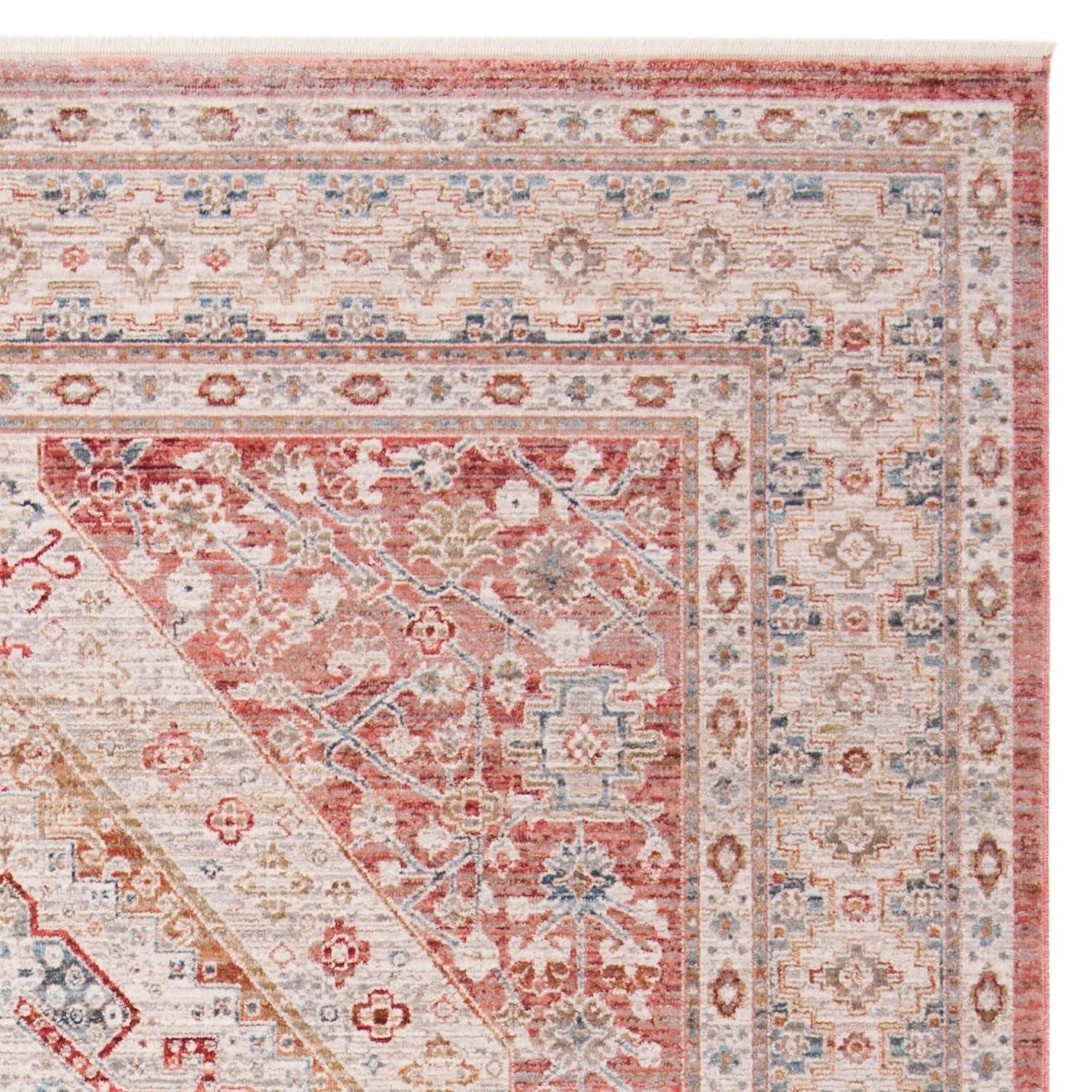 Kenitra KRA692 Power Loomed Area Rug - Pink/Grey - 5'x8' - Safavieh.