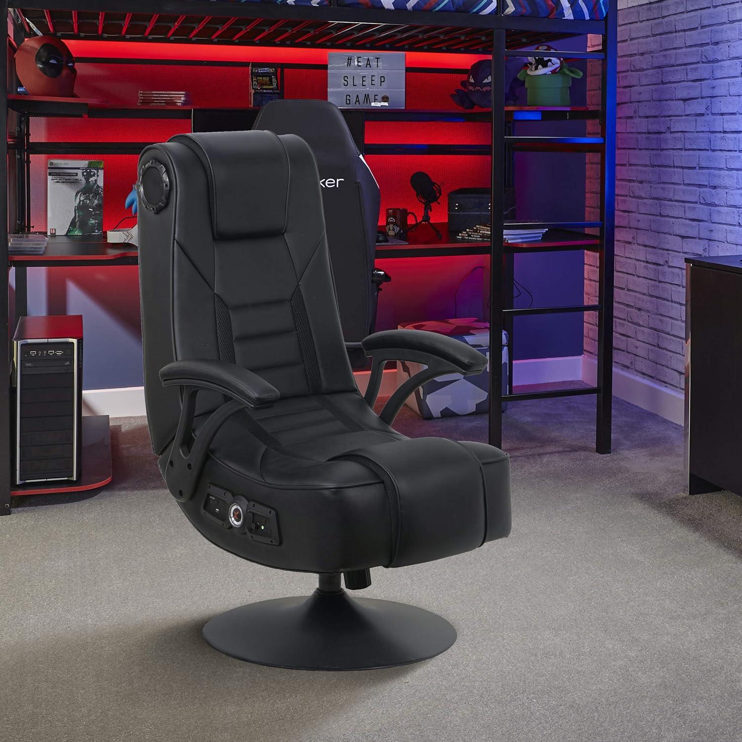 Adrenaline 2.1 Wireless Pedestal Gaming Chair, Red/Navy